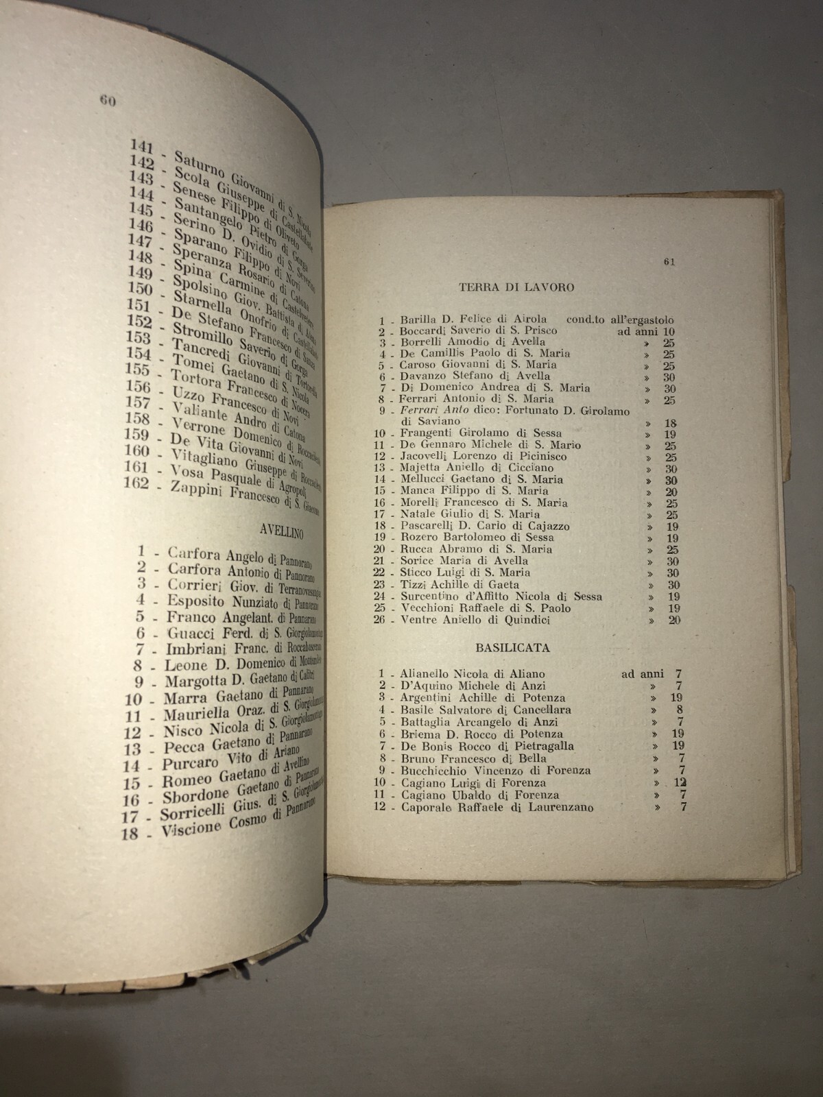 Risorgimento Storia Locale Puglia Gargano Tancredi Rara Edizione Originale 1948