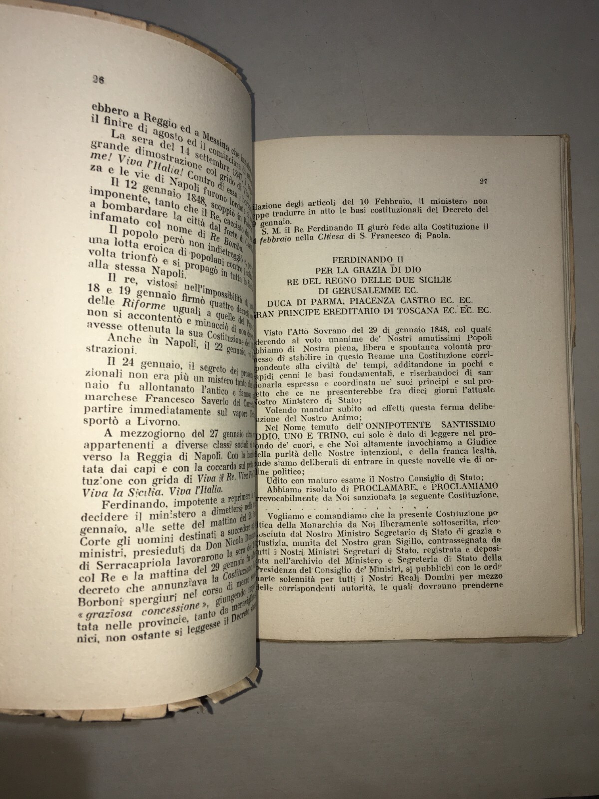 Risorgimento Storia Locale Puglia Gargano Tancredi Rara Edizione Originale 1948