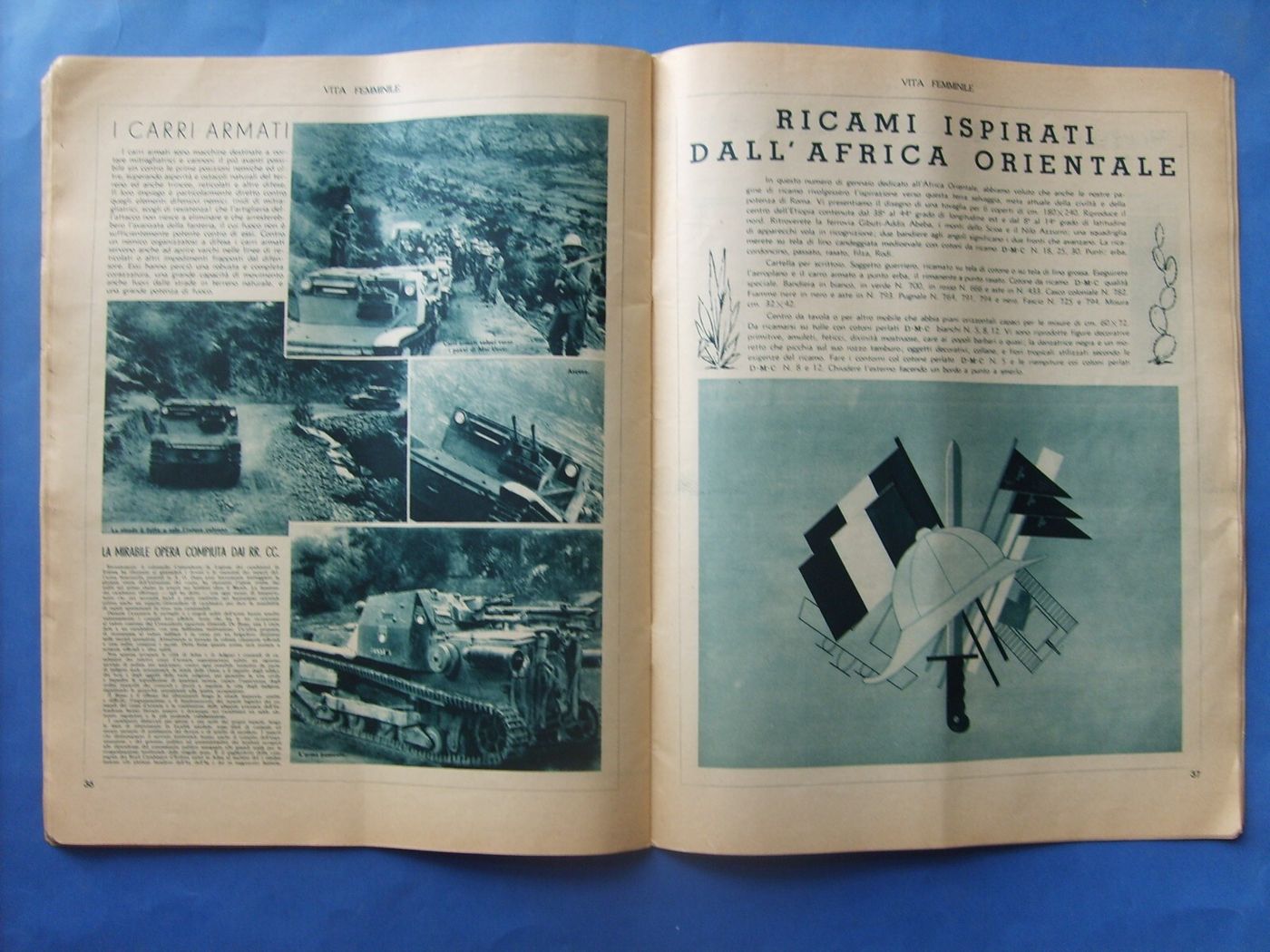 1936 Africa Orientale Italiana   Vita Femminile Numero Speciale