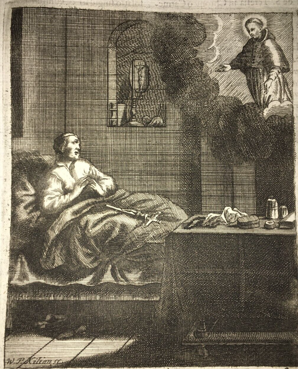 Gesuiti Celebri: Francesco Adorno. Genova, Liguria. Carlo Borromeo. Antica Incisione