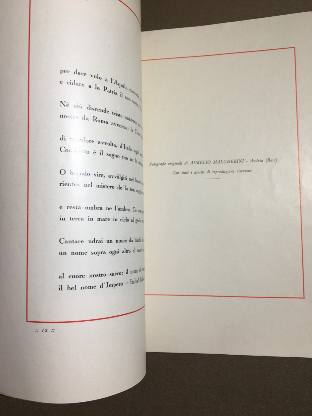 Puglia: Castel Del Monte. Edizione Illustrata. Pasquale Cafaro. Con Dedica Autografa. 1937.