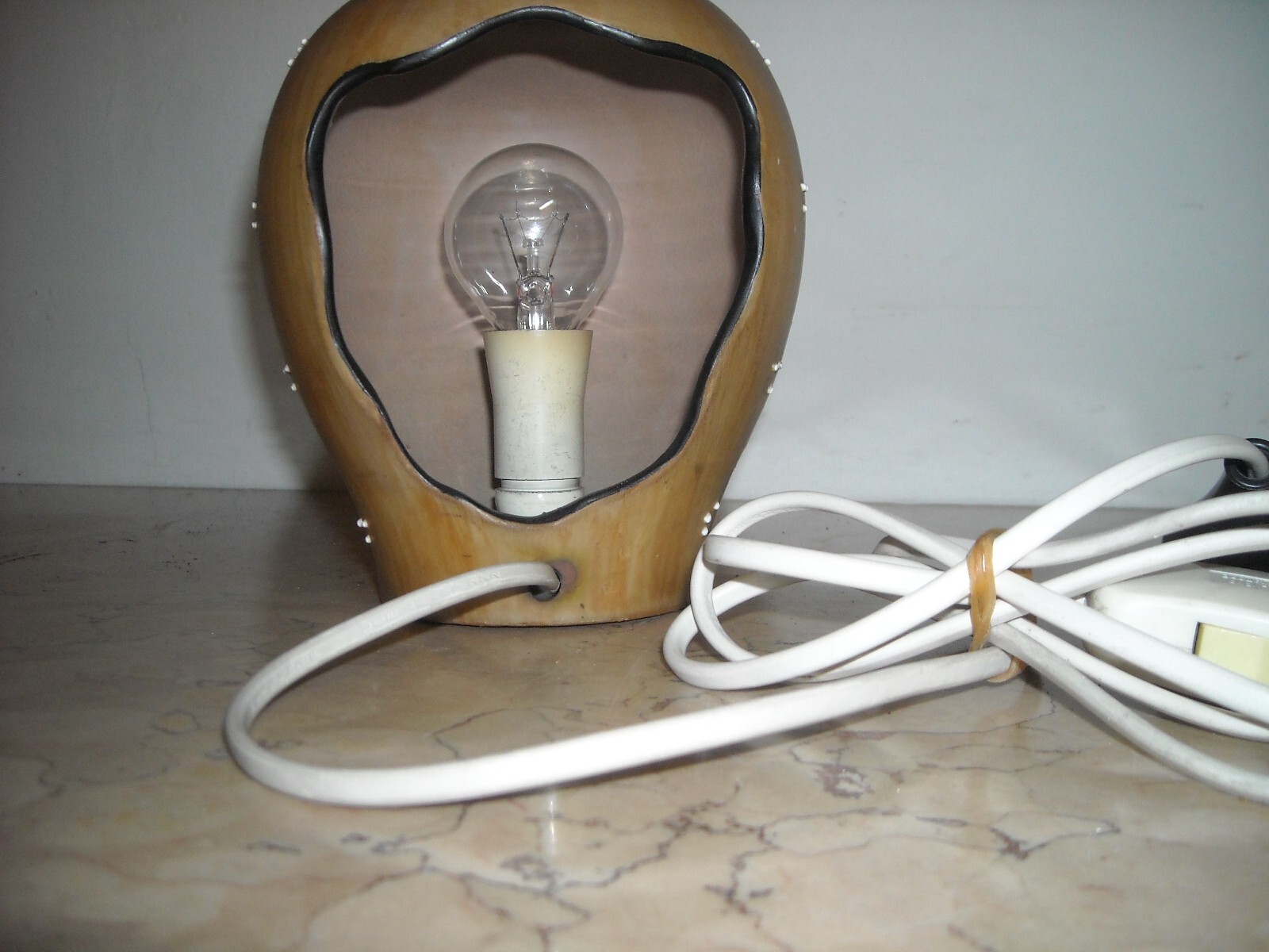 Puglia, Bari: Inusuale Pubblicitaria Radio TV Nacci, Ceramica Santucci, Rara Lampada