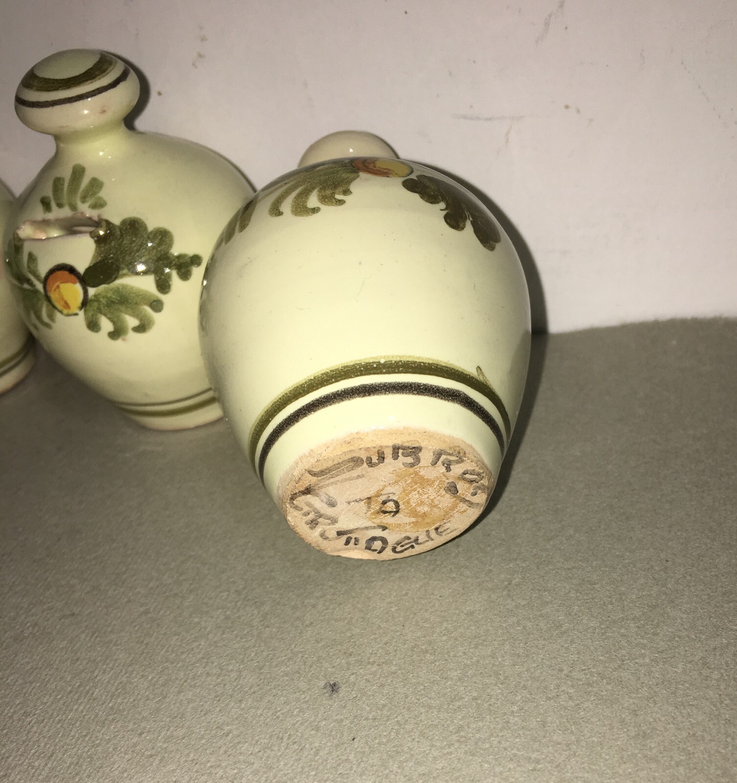 Puglia, Grottaglie, Otto Mini Ceramiche Da Collezione, Salvadanai, Firmati Zubrod