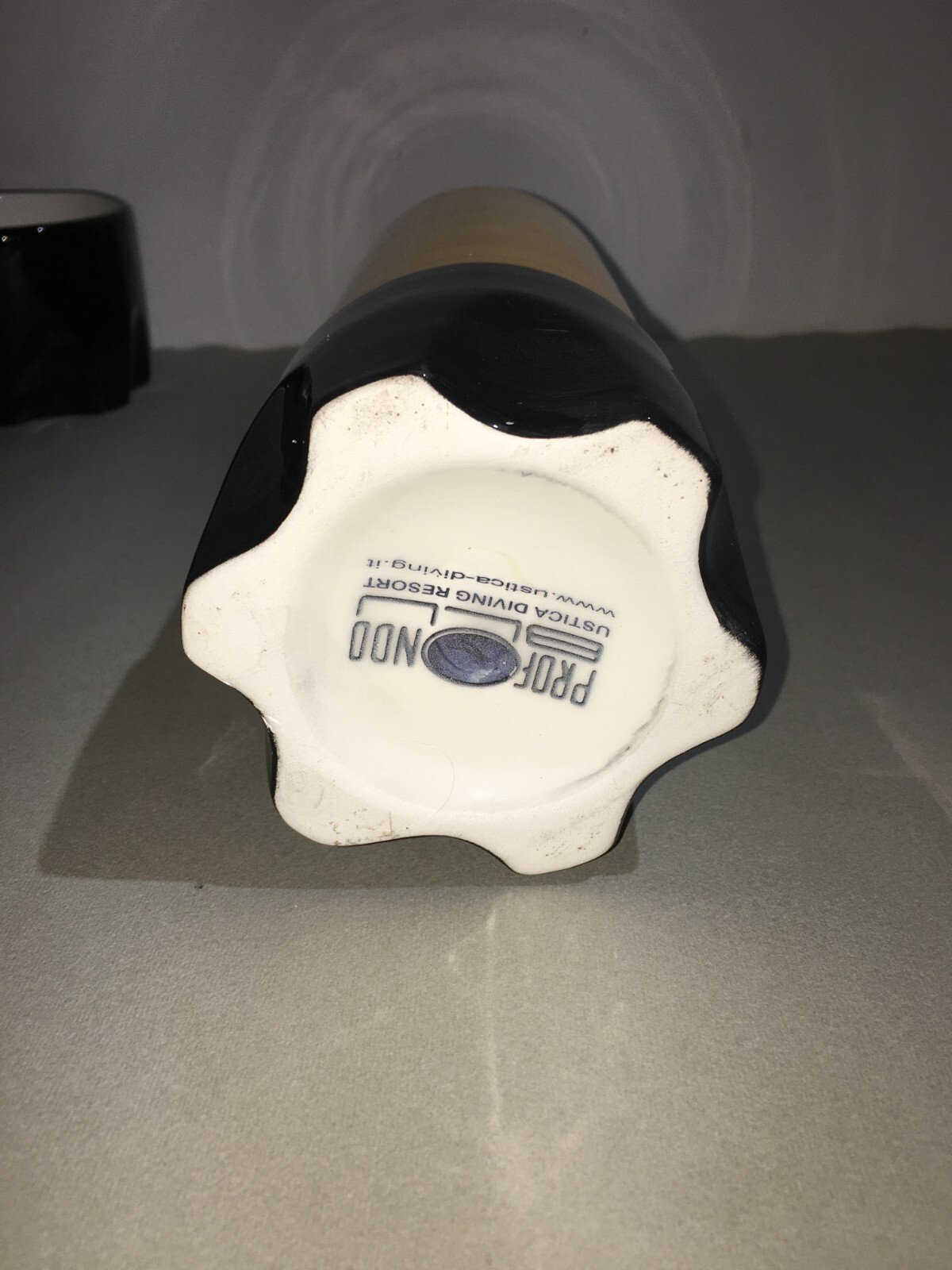 Ceramiche Da Collezione Bottiglia E Sei Bicchieri SCUB ART Ustica Diving Resort