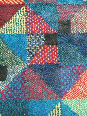 Arti Decorative Del '900: Grande Tappeto Policromo Designer Gianni Erba