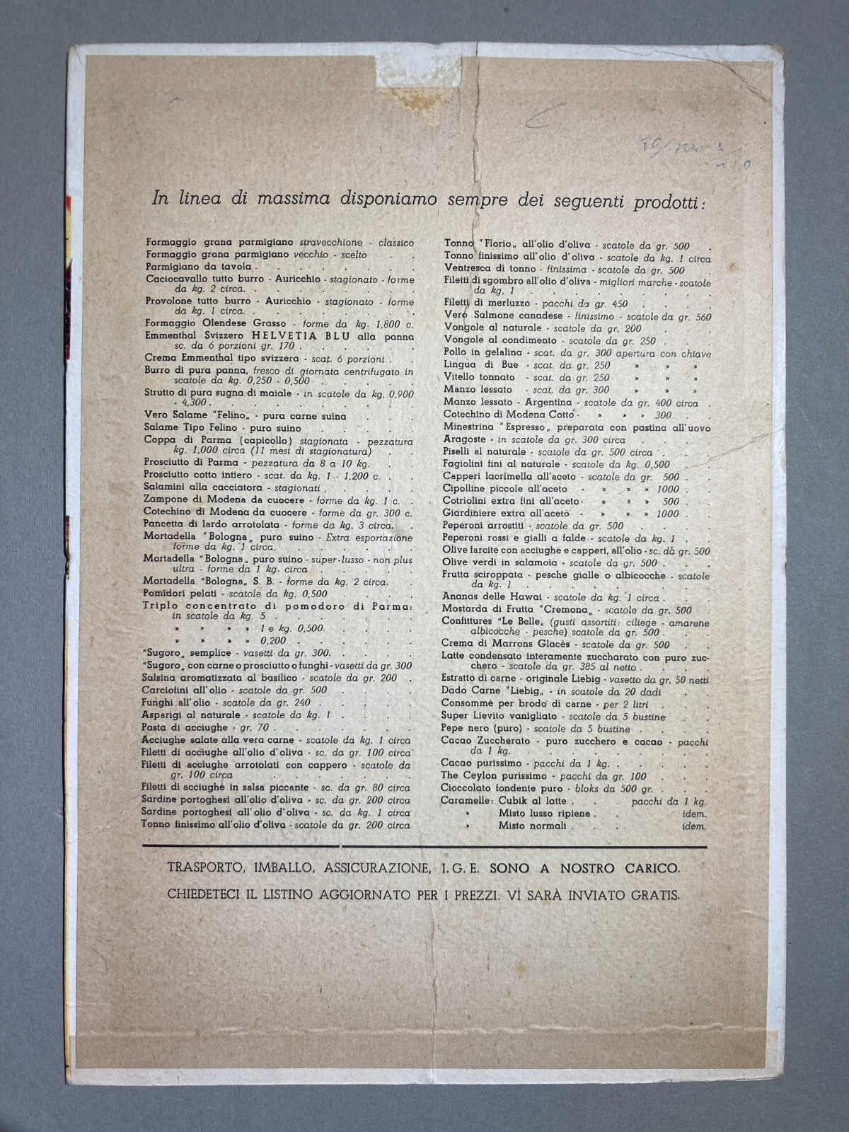 Parma Artistica: Stampa Pubblicitaria Alimentari Fratelli Greci