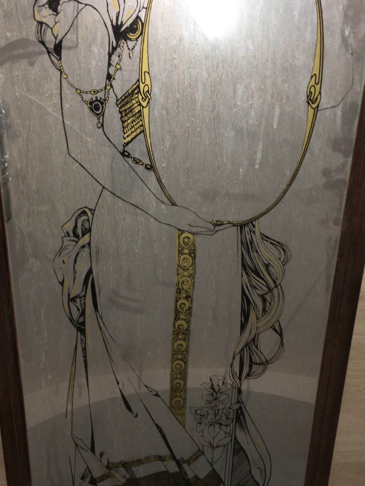 Specchiera Decorativa In Stile Liberty   Specchio Pubblicitario