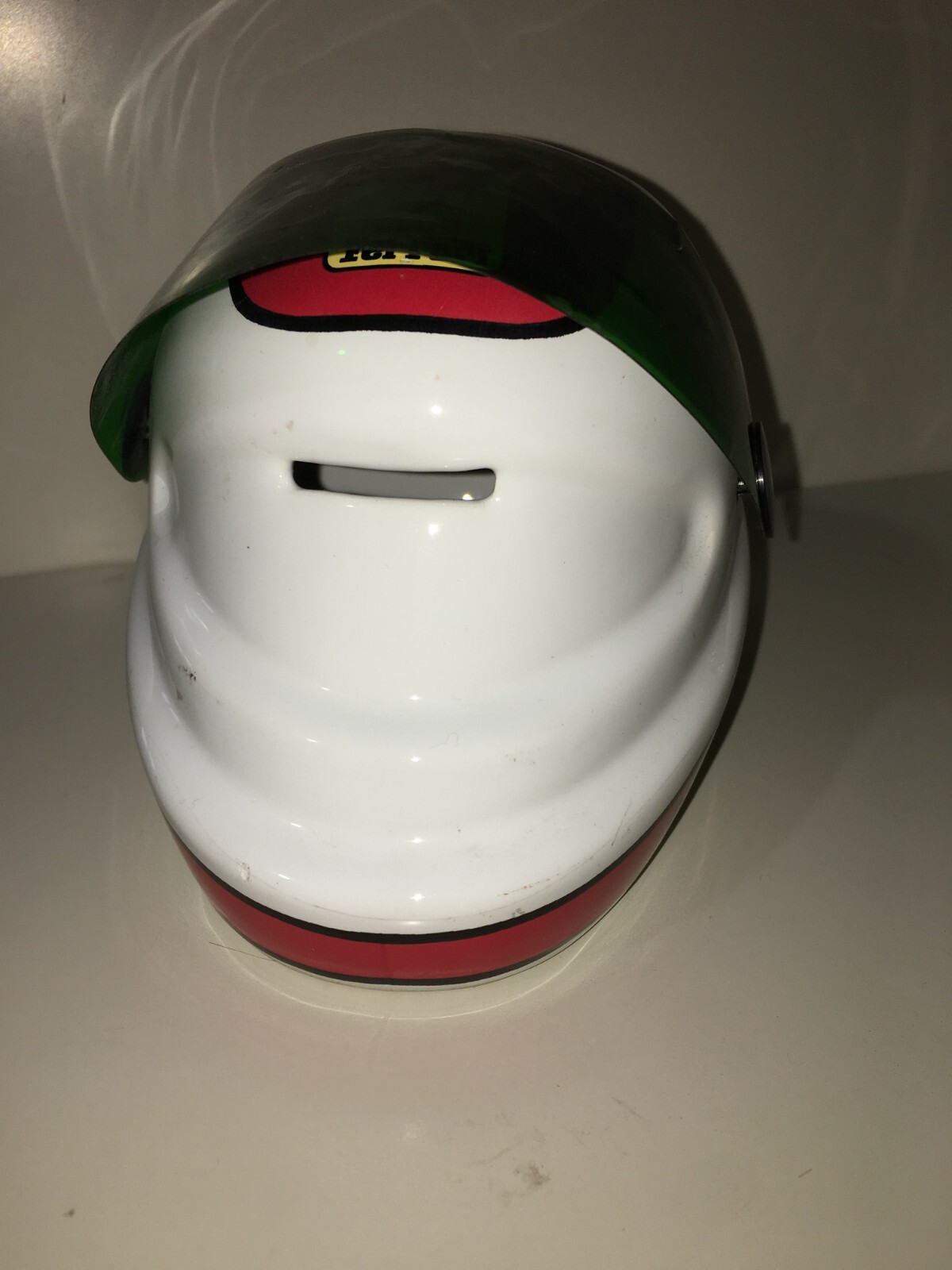 Automobilismo   Gran Premio Ferrari   Soprammobile Pubblicitario   Ceramica   Raro Casco