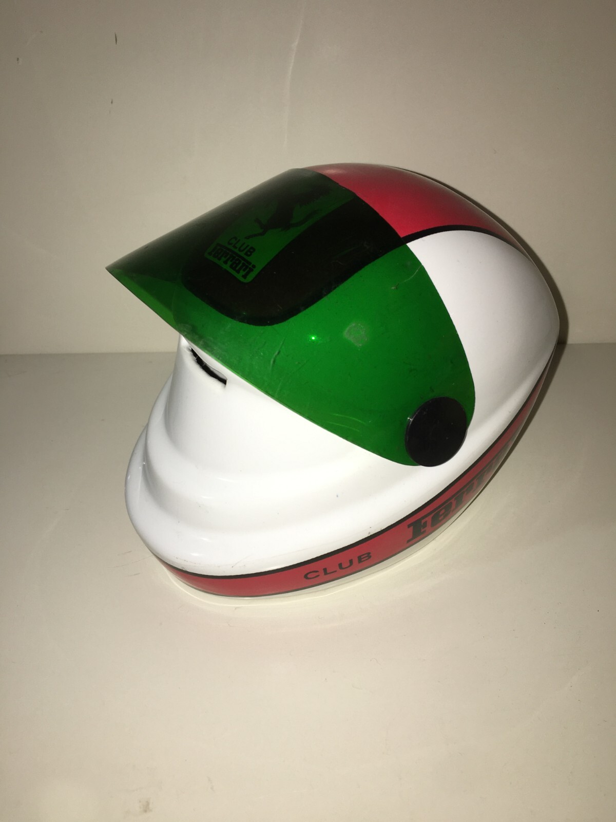Automobilismo   Gran Premio Ferrari   Soprammobile Pubblicitario   Ceramica   Raro Casco