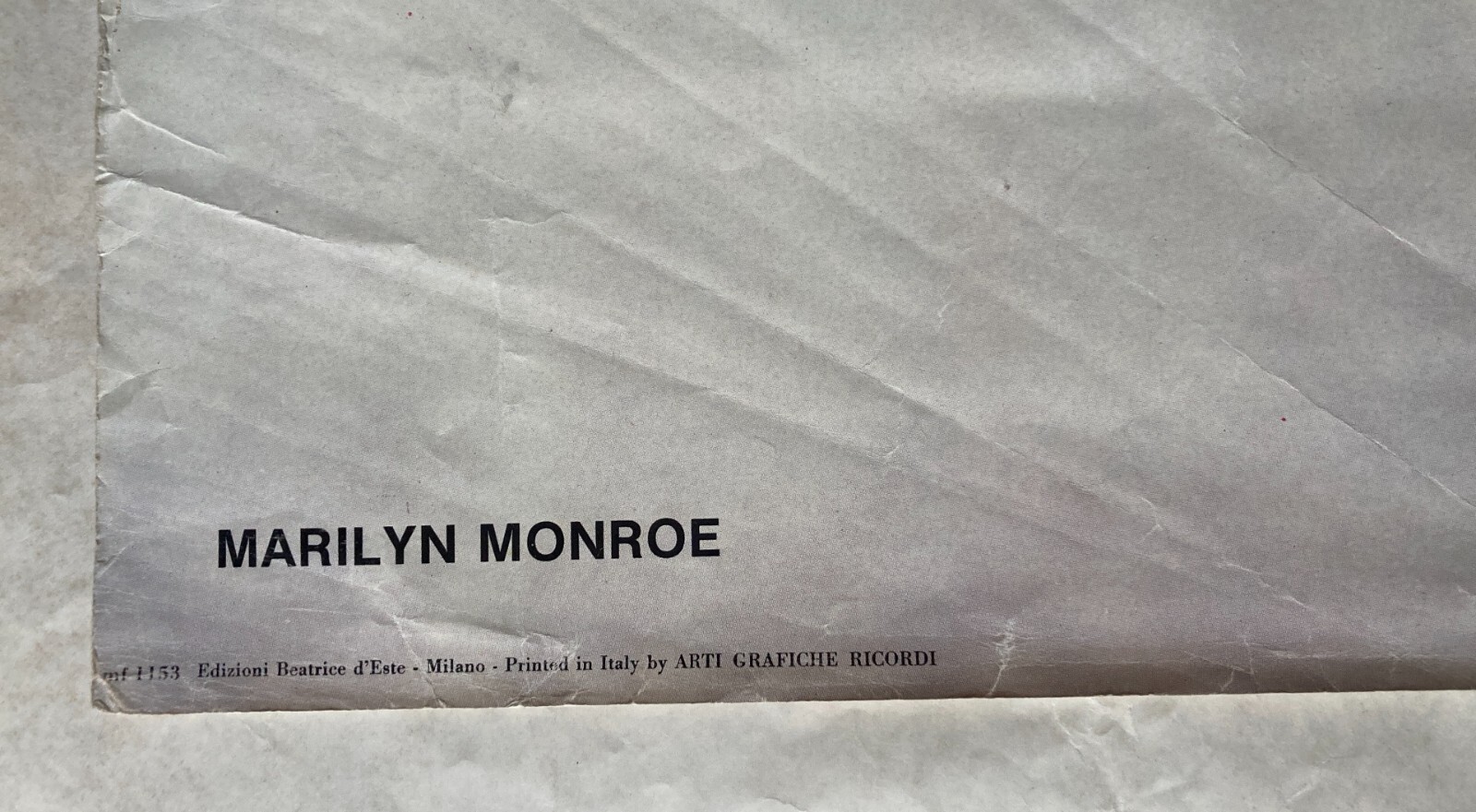 Cinema   Attrici Celebri   Marilyn Monroe   Grande Poster A Colori   Ricordi