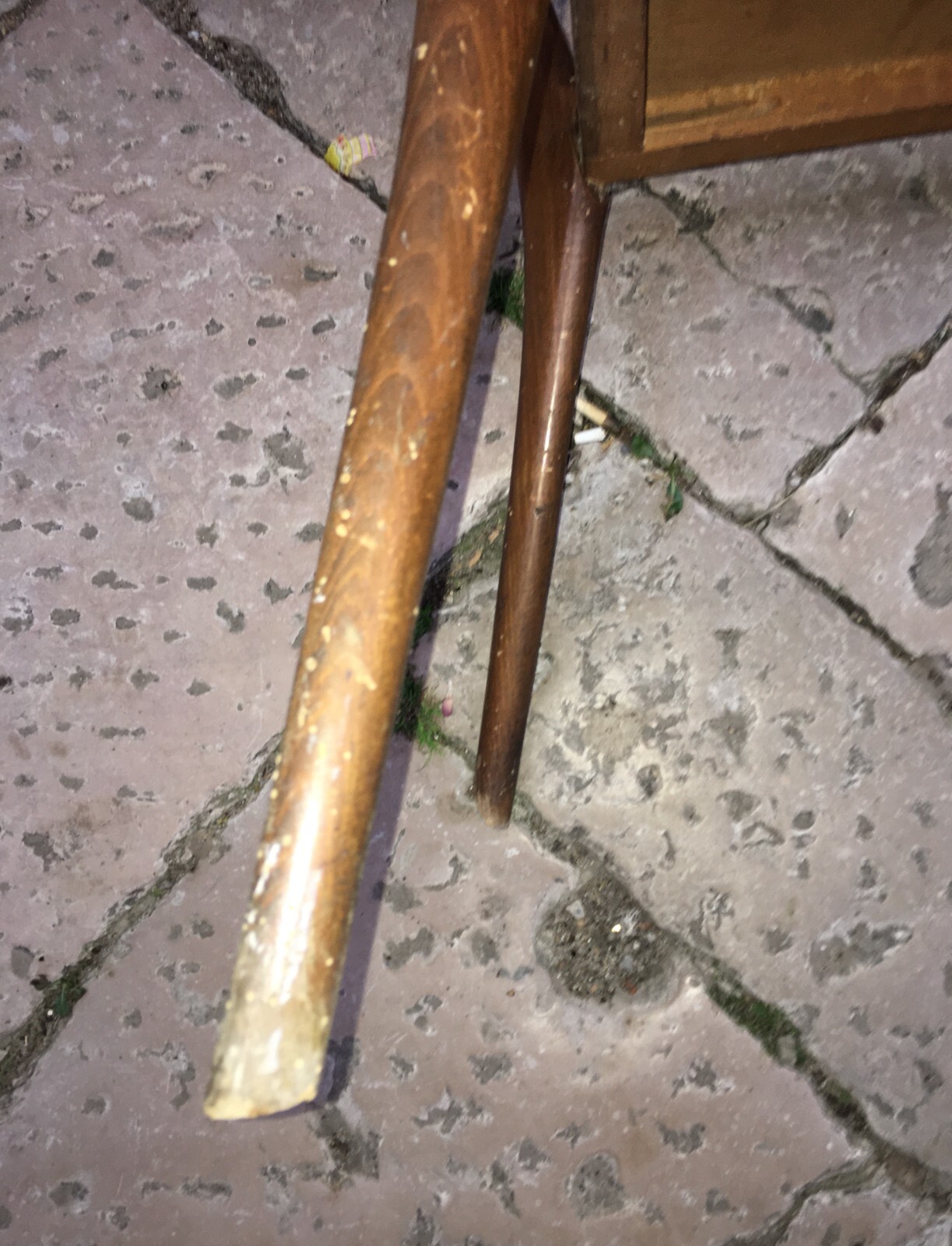 Tavolino d'Epoca In Legno Di Design Stilizzato, Attribuibile A Giò Ponti