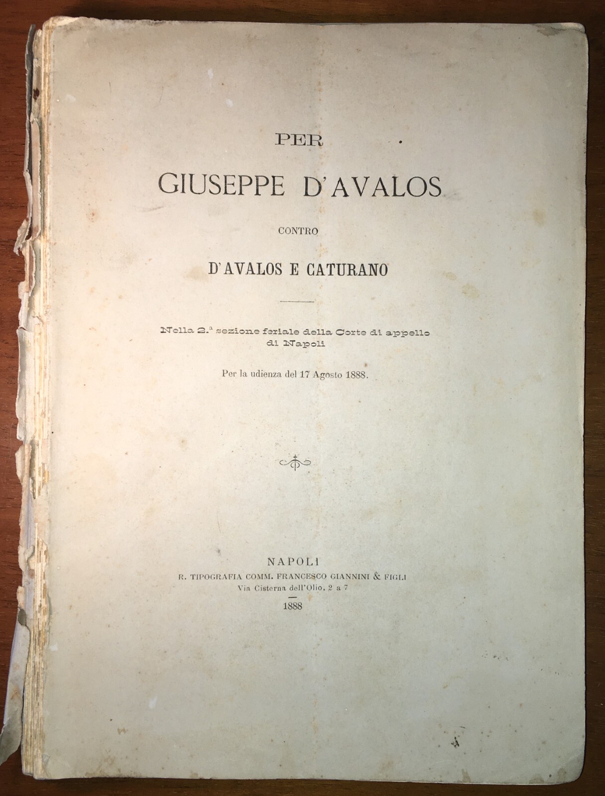 Abruzzo, Vasto, Nobiltà Napoletana, Principe d'Avalos, Mirelli, Caturano, Eredità