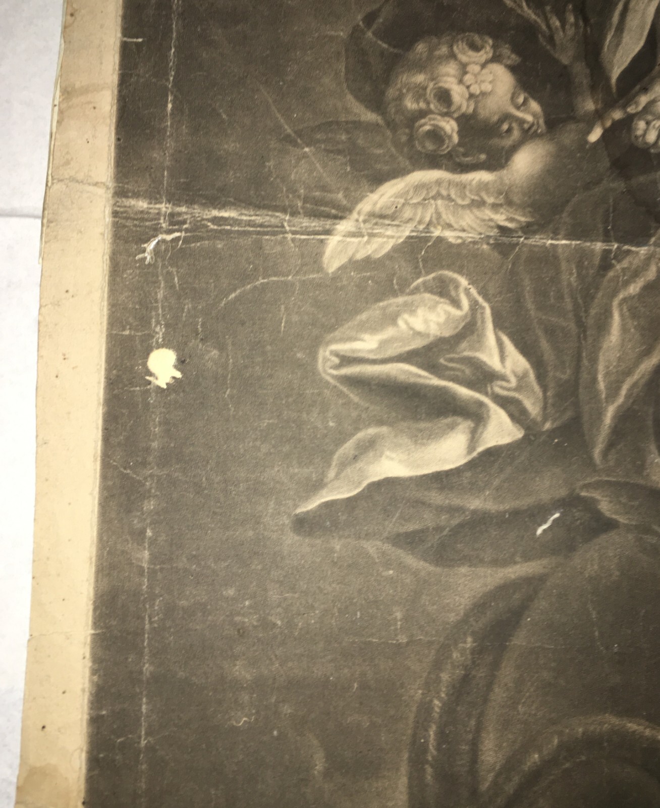Antica Stampa Popolare Devozionale: Madonna Immacolata