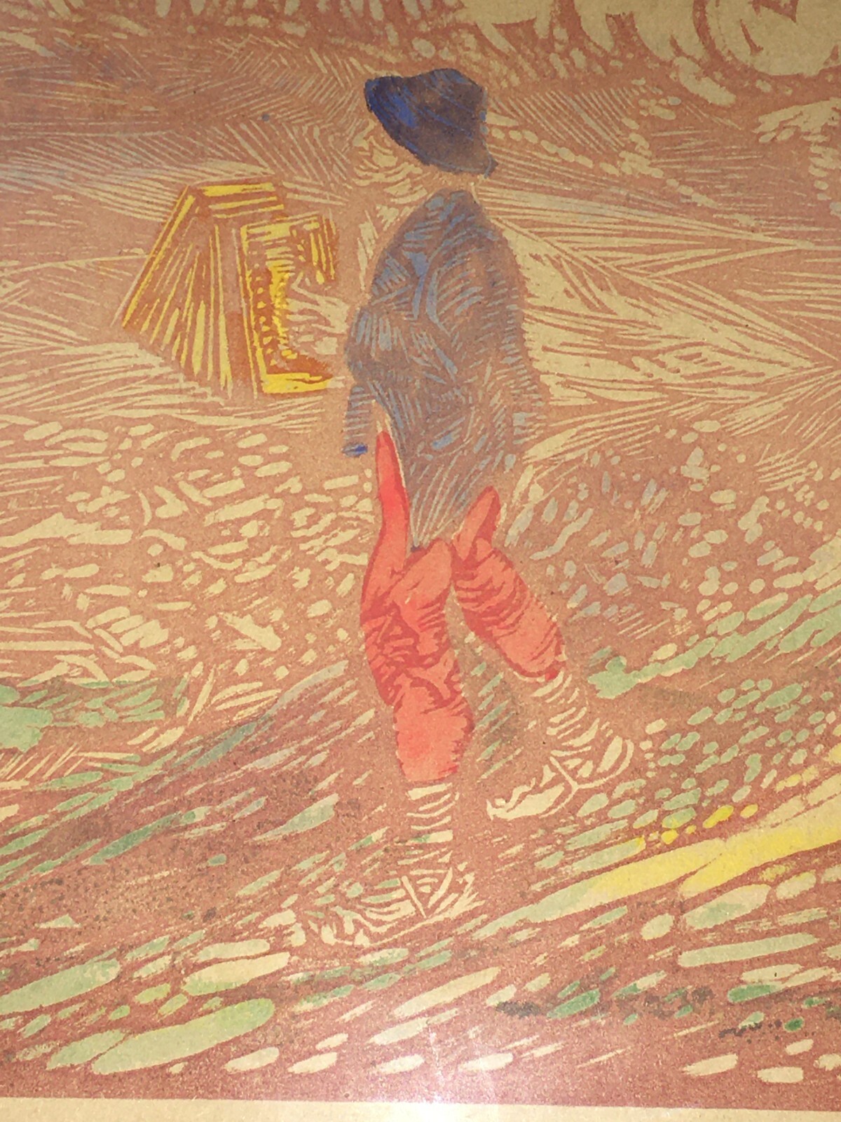 Abruzzo Folklore, Musica, Arte. Artista d'Aloisio Da Vasto, Veduta Folklorica