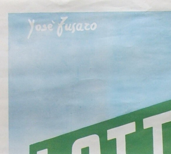 Manifesto Propaganda Politica Democrazia Cristiana, Lotteria Della Sicurezza Nazionale, José Fusaro