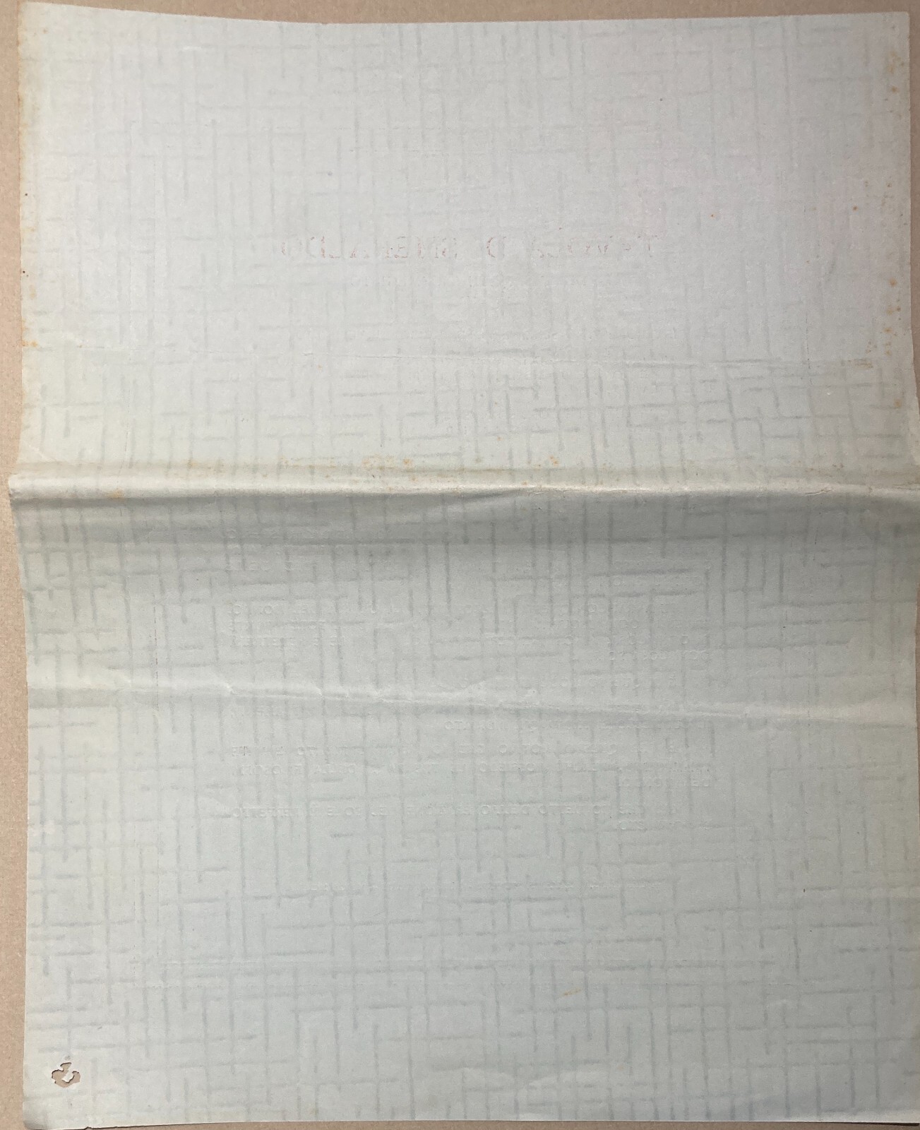 Puglia: Oriente Di Bari, Massoneria. Loggia Peucetia, Raro Foglio Volante, 1945