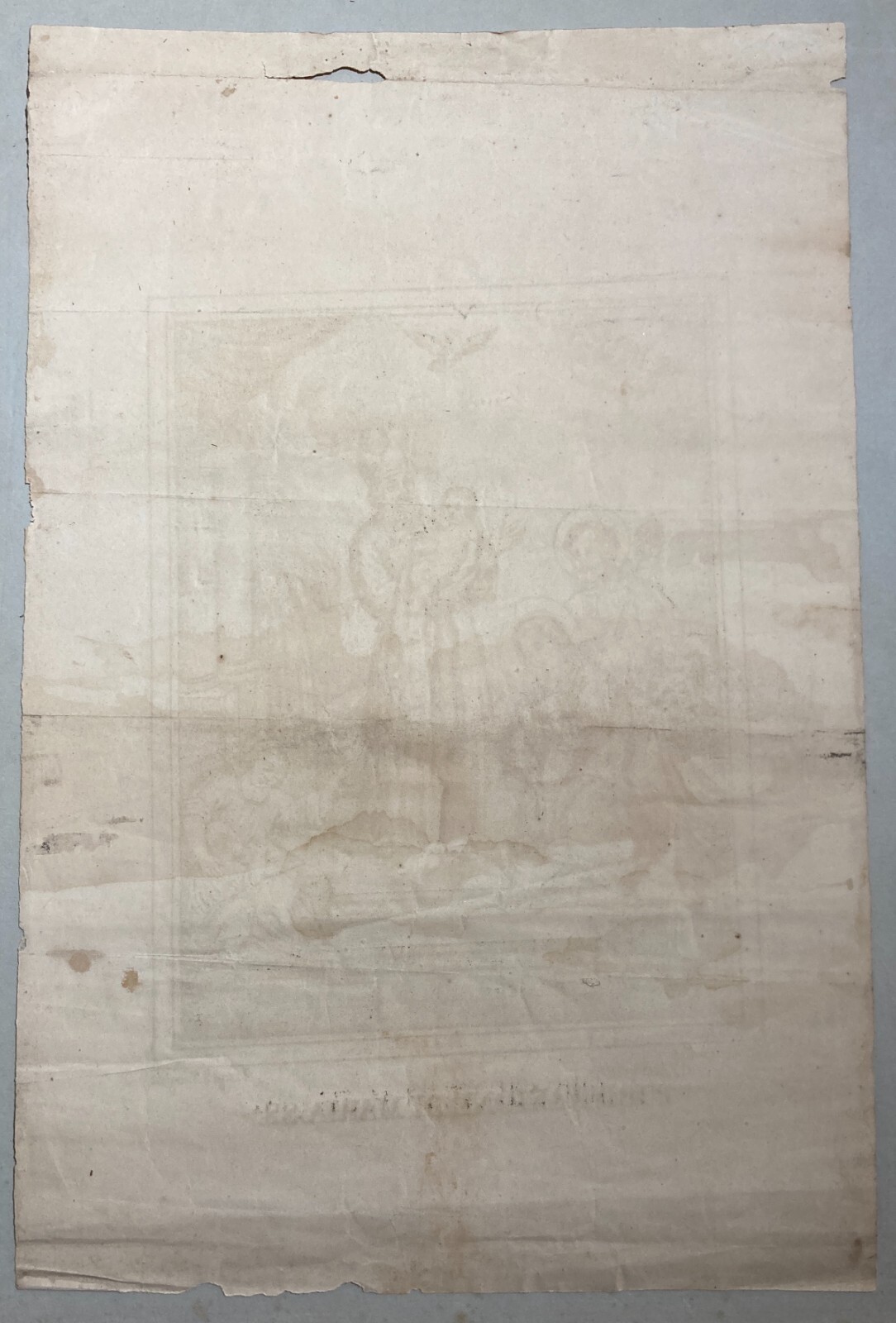 Arte Popolare Devozionale: Purificazione Di Maria Santissima, Antica Litografia