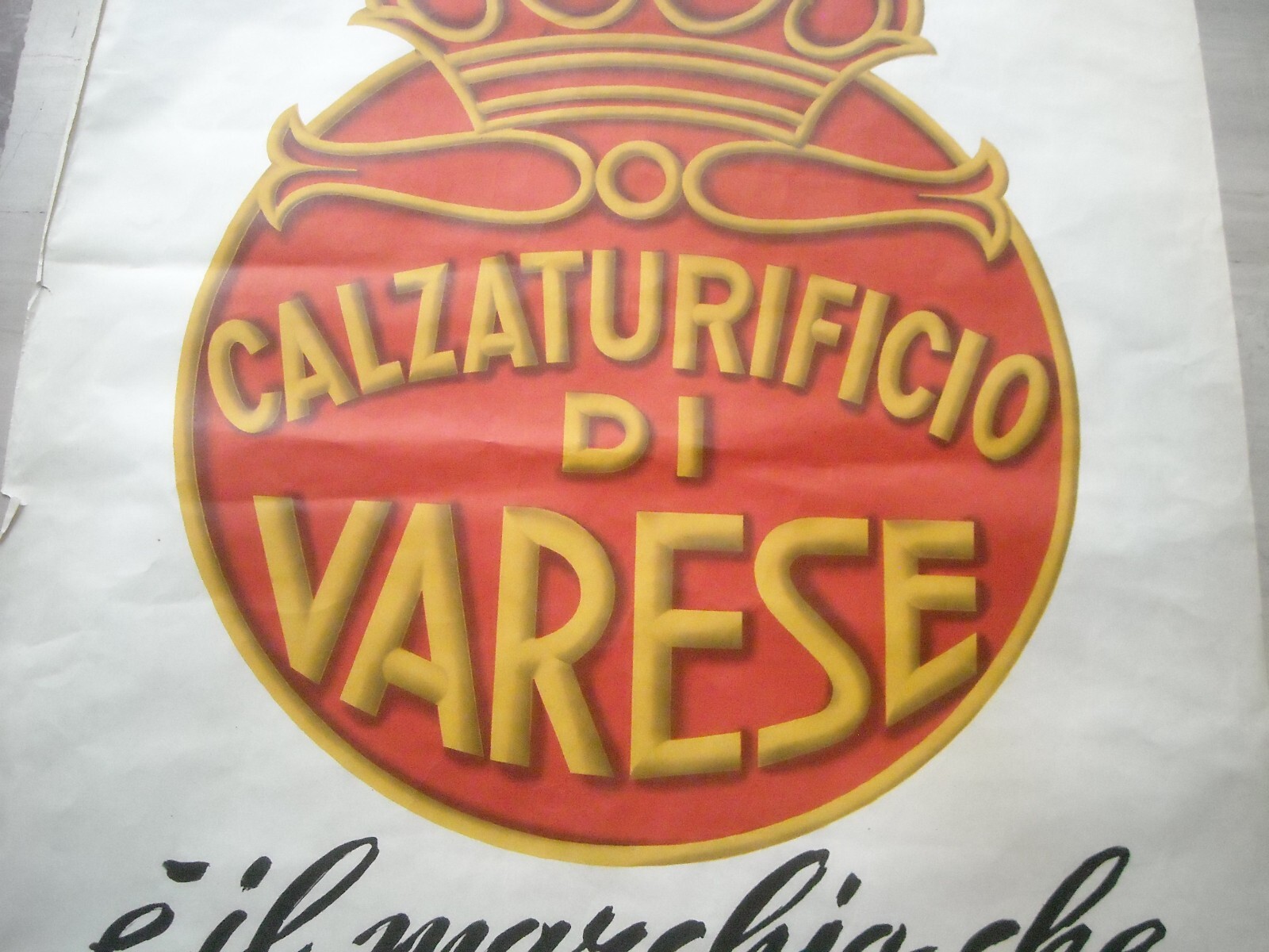 Grande Manifesto Pubblicitario A Colori   Scarpe   Calzature   Grafica Landi   Varese