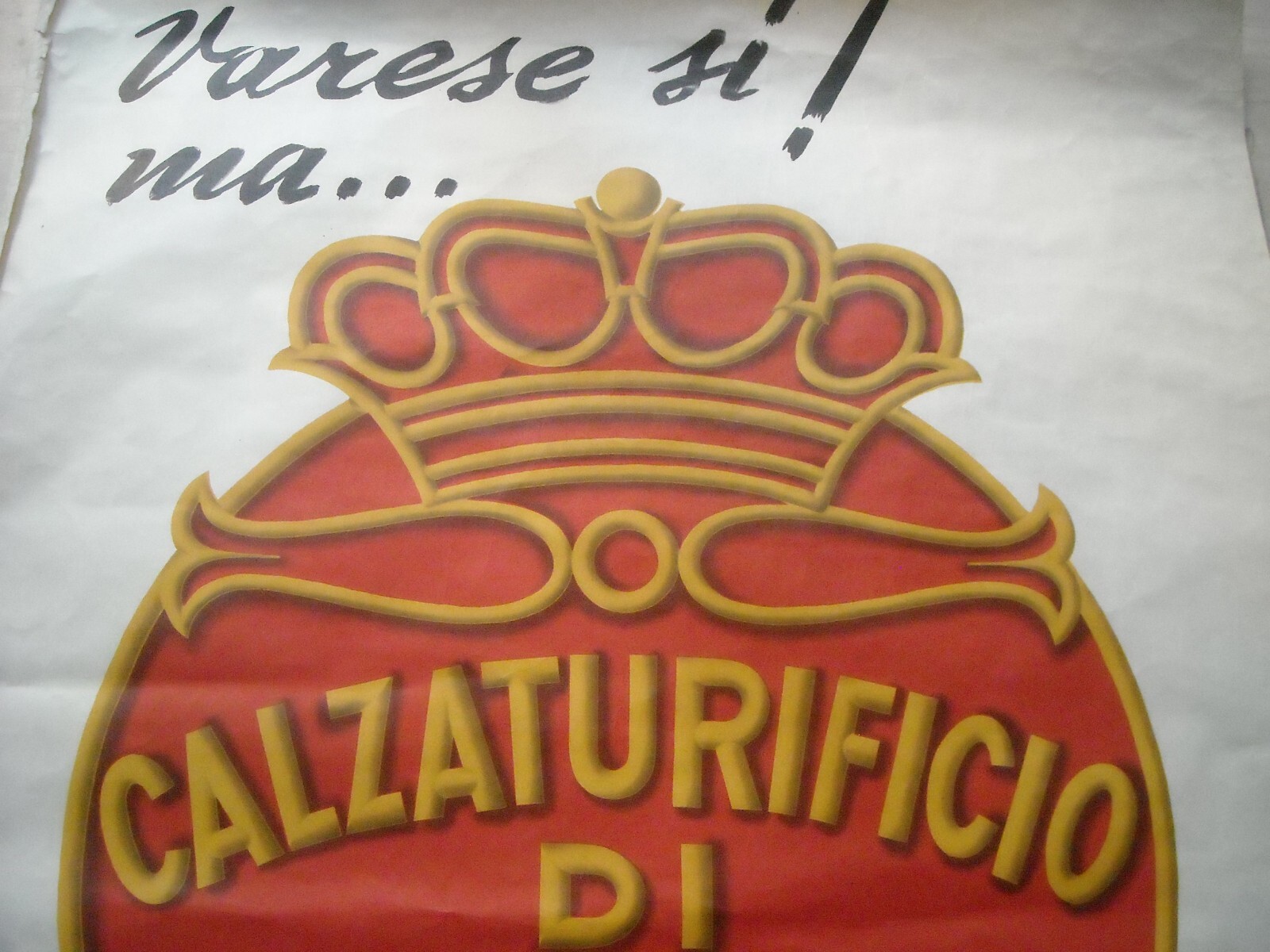 Grande Manifesto Pubblicitario A Colori   Scarpe   Calzature   Grafica Landi   Varese