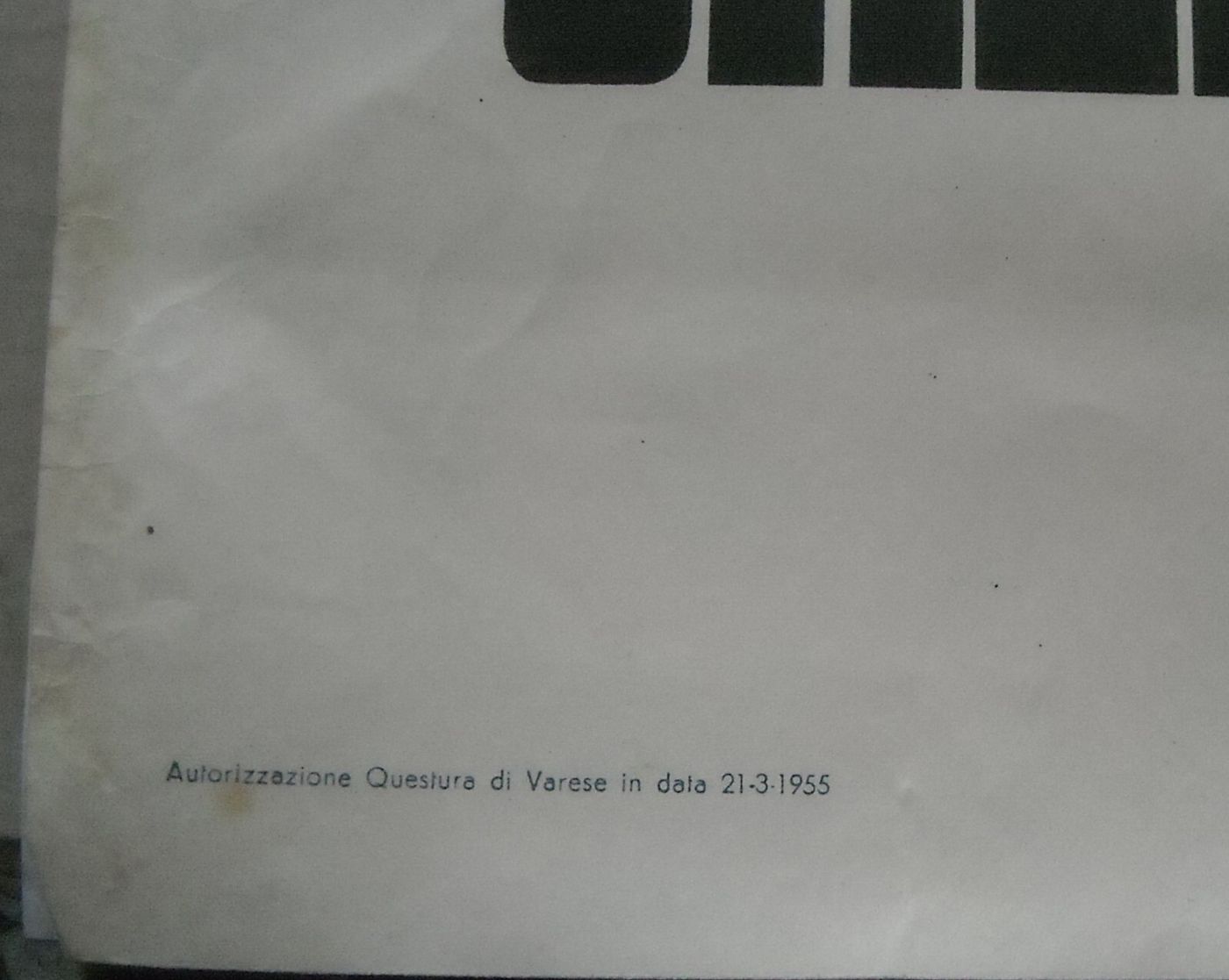 Grande Manifesto Pubblicitario. Scarpe. Calzature. Calzaturificio Di Varese. Landi.