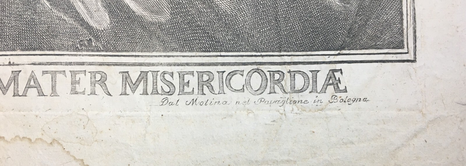 Mater Misericordiae: Madonna Con Bambino, Bologna, Molina
