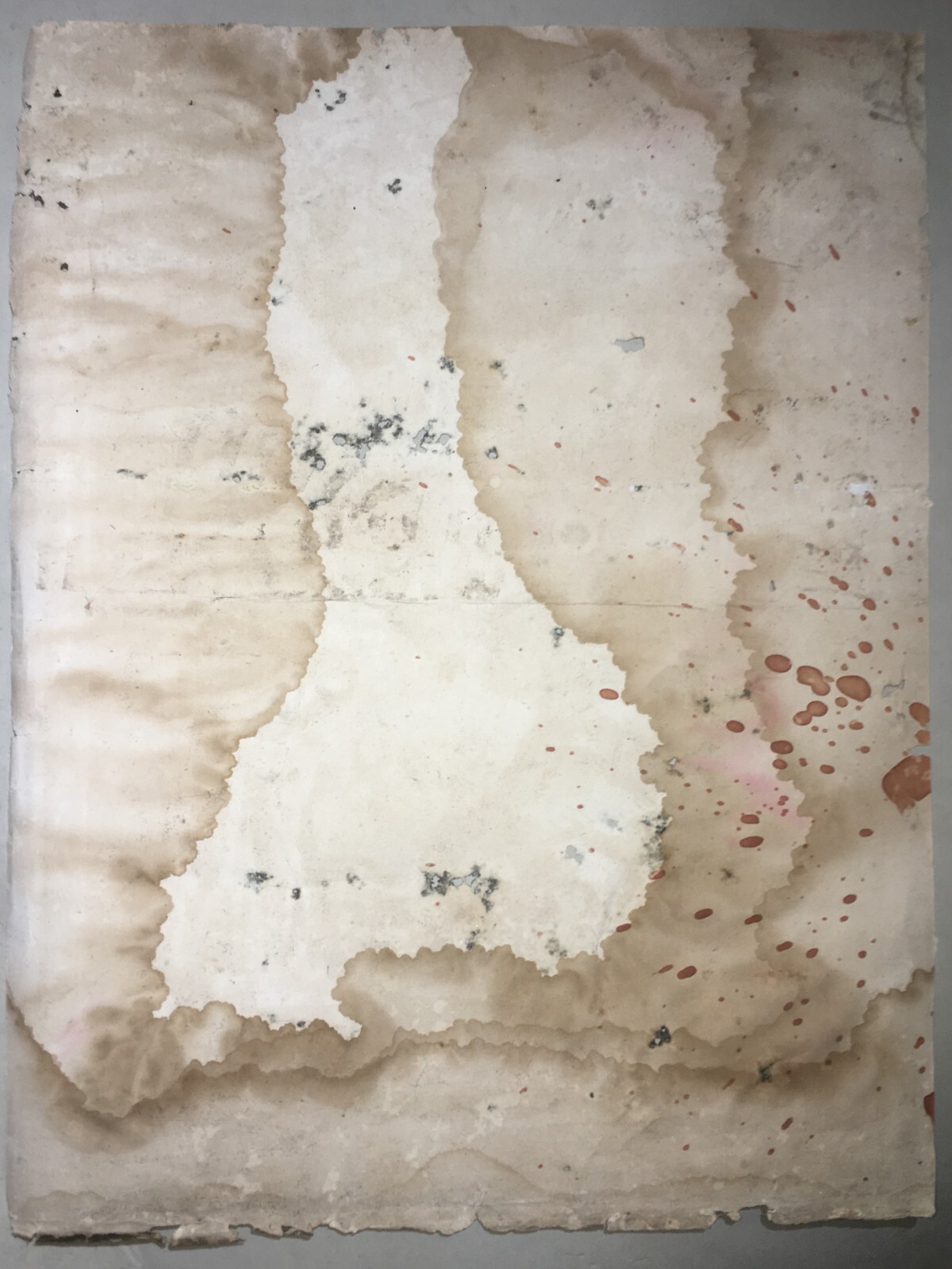 Scenografica Stampa Devozionale: Allegoria Della Morte, San Michele E San Andrea