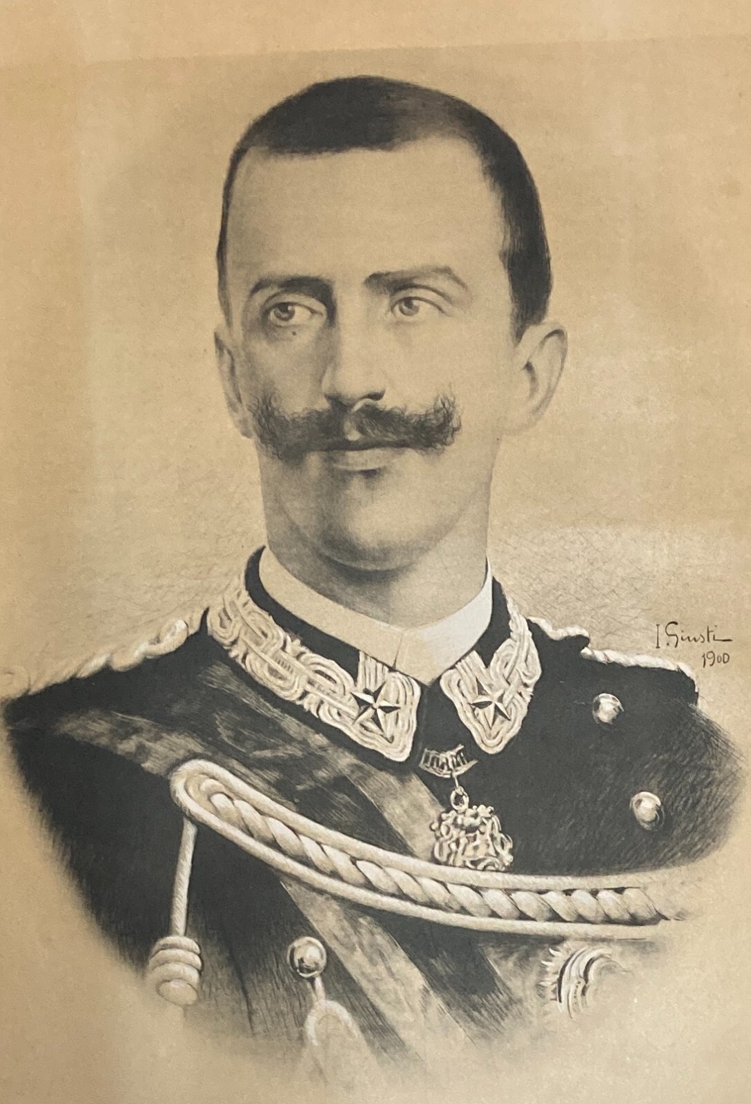 Militaria: Esercito Italiano Savoia Vittorio Emanuele III Artista Giusti Danesi