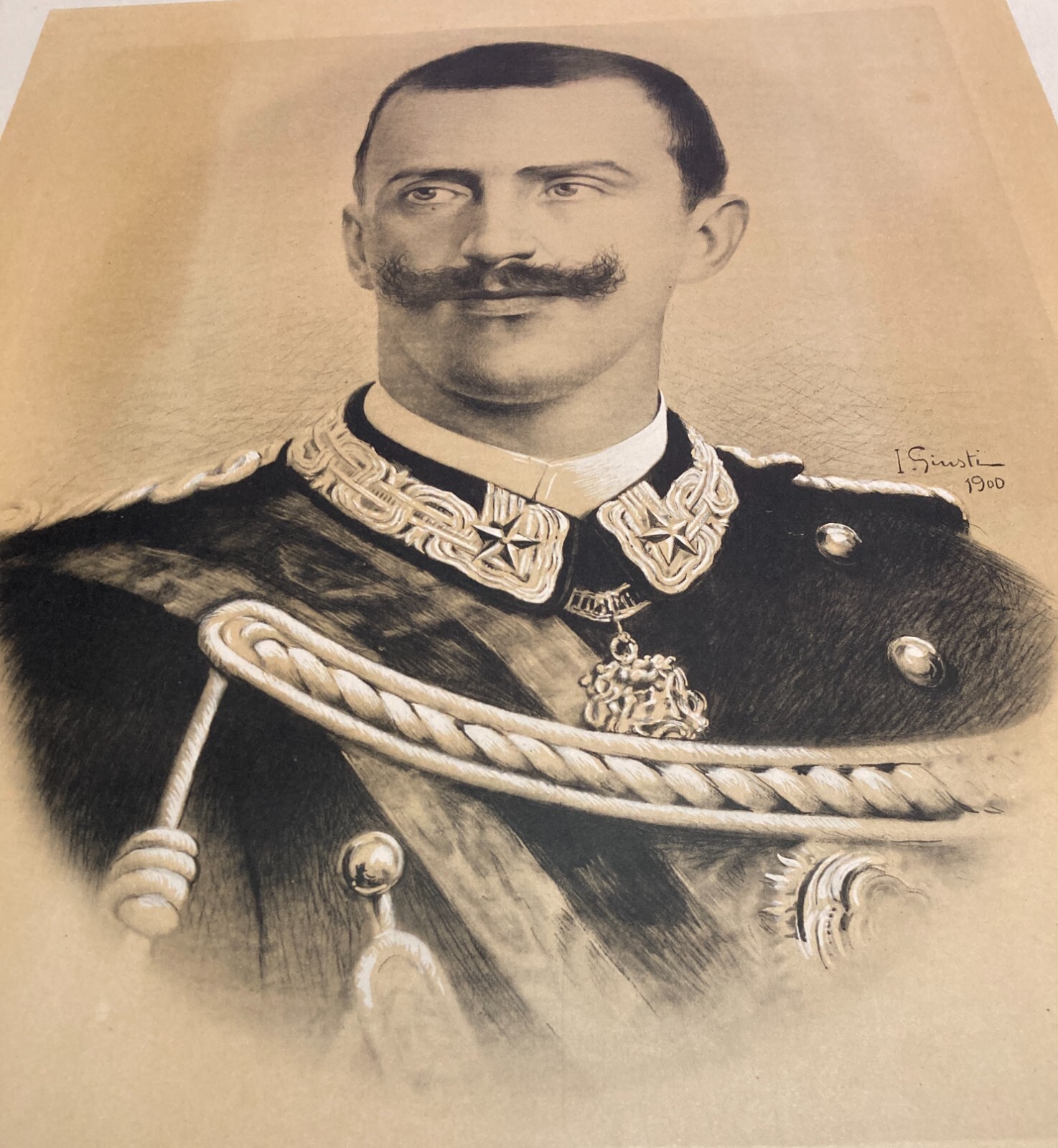 Militaria: Esercito Italiano Savoia Vittorio Emanuele III Artista Giusti Danesi