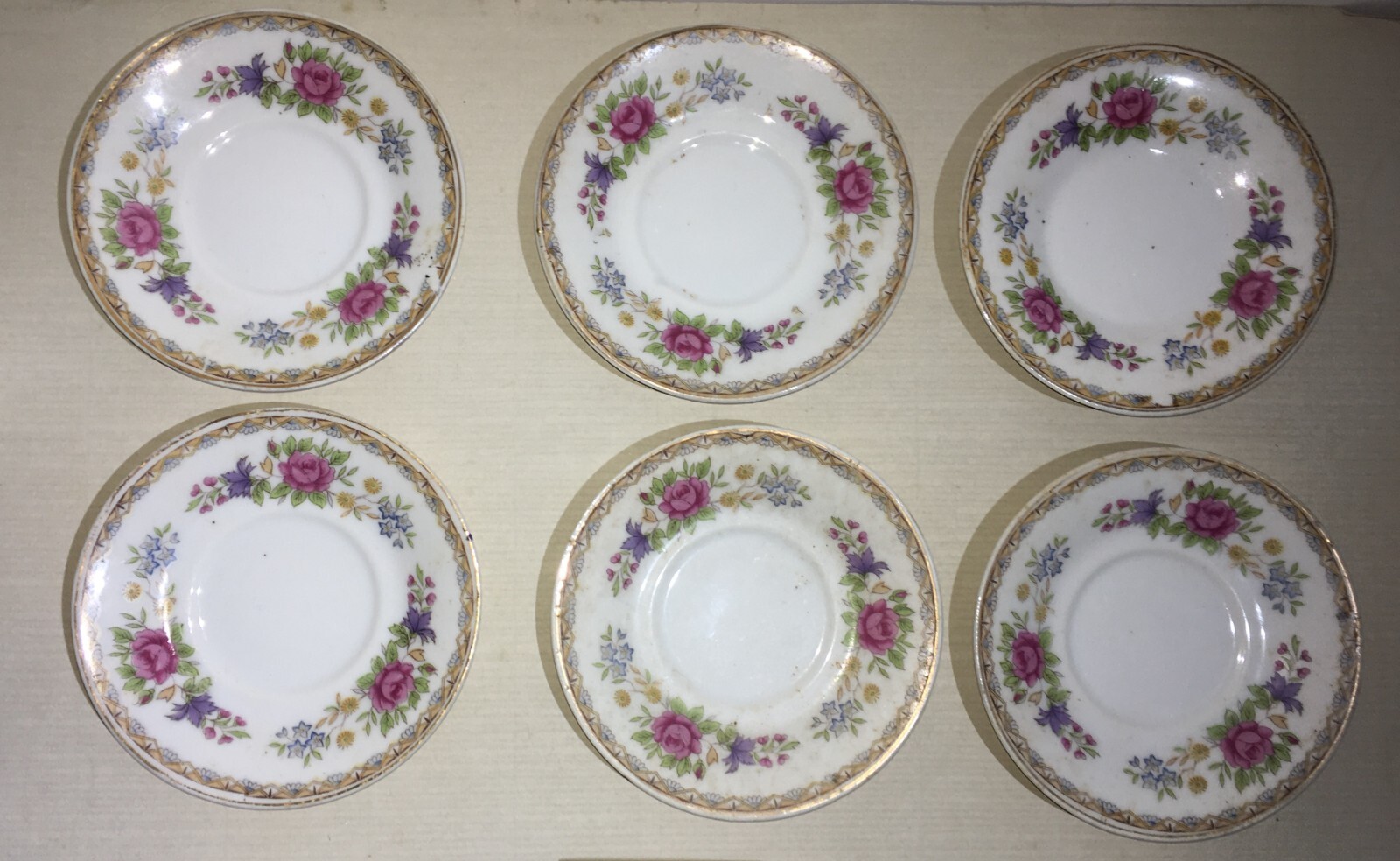Servizio Da Caffè Royal Porzelan Con Decoro Floreale, Metà '900