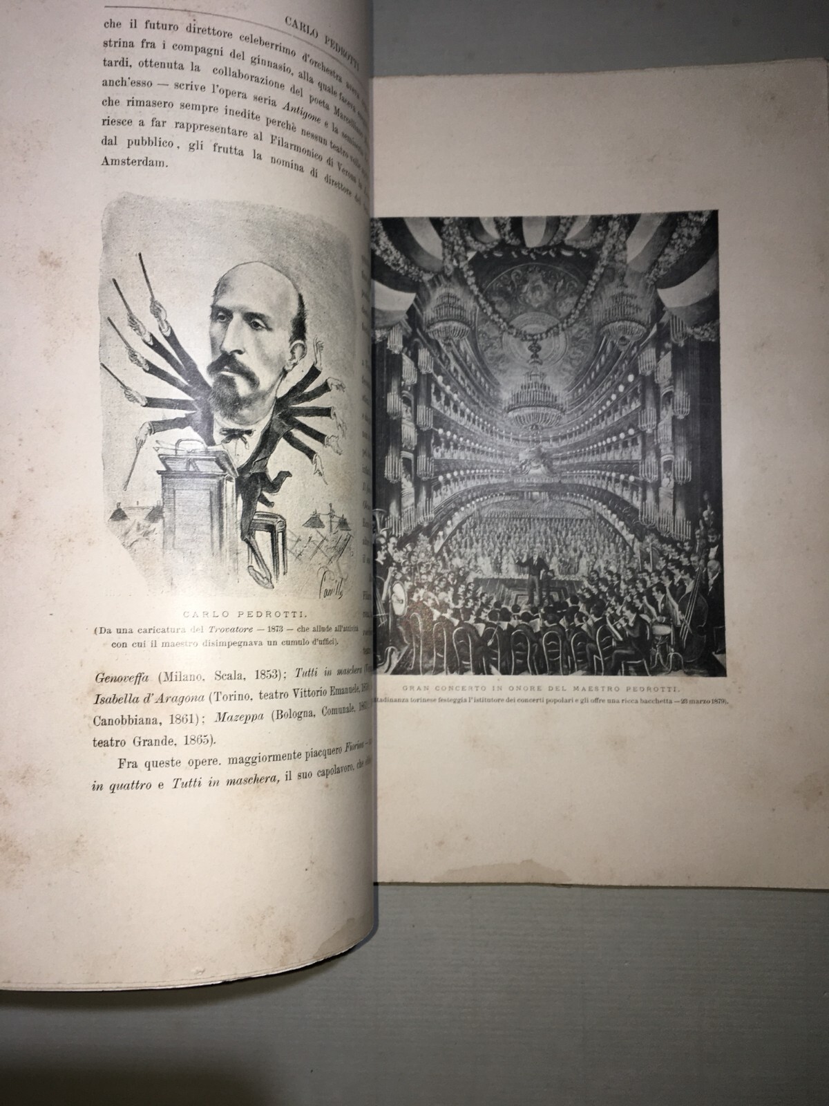 Teatro, Musica, Musicisti: L'Opera Teatrale Italiana   Colombani   Antica Edizione   1900