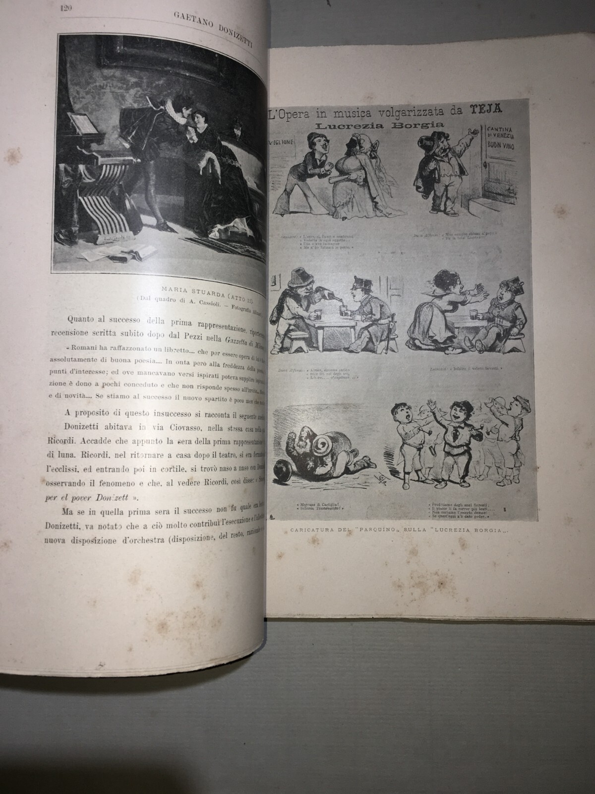 Teatro, Musica, Musicisti: L'Opera Teatrale Italiana   Colombani   Antica Edizione   1900
