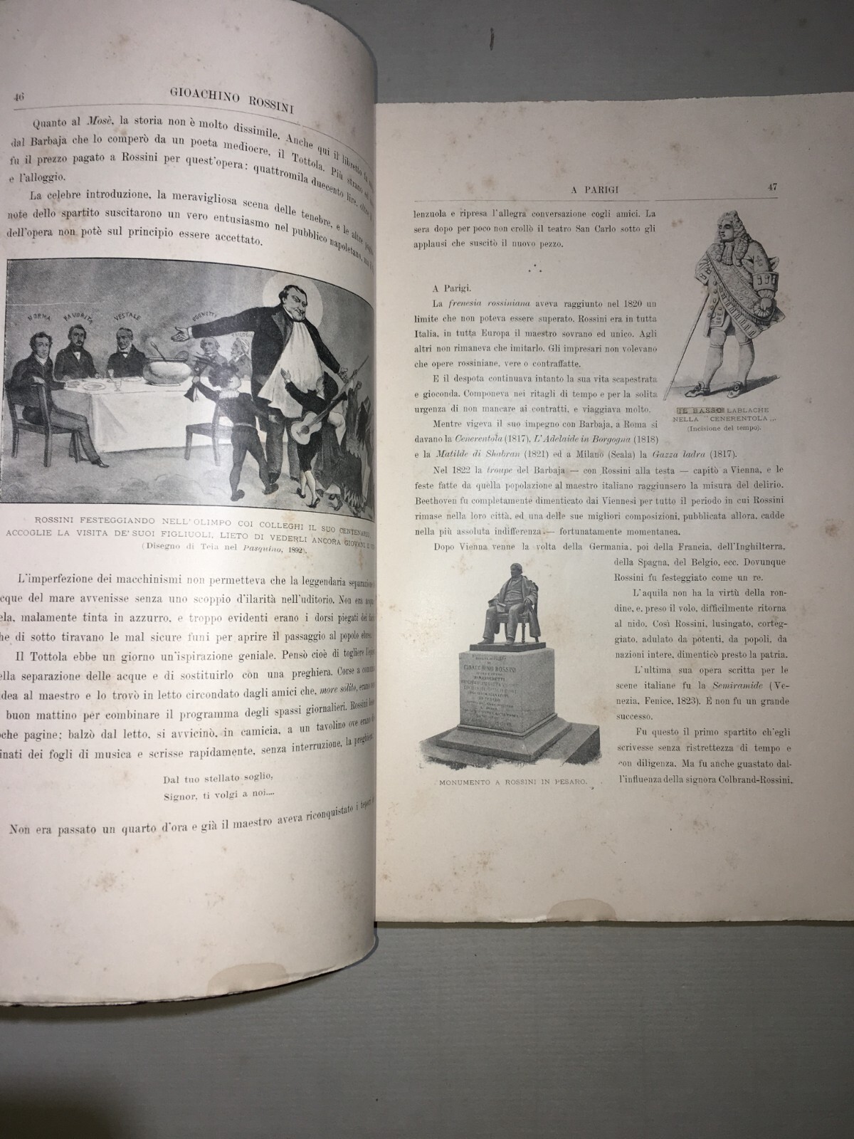Teatro, Musica, Musicisti: L'Opera Teatrale Italiana   Colombani   Antica Edizione   1900