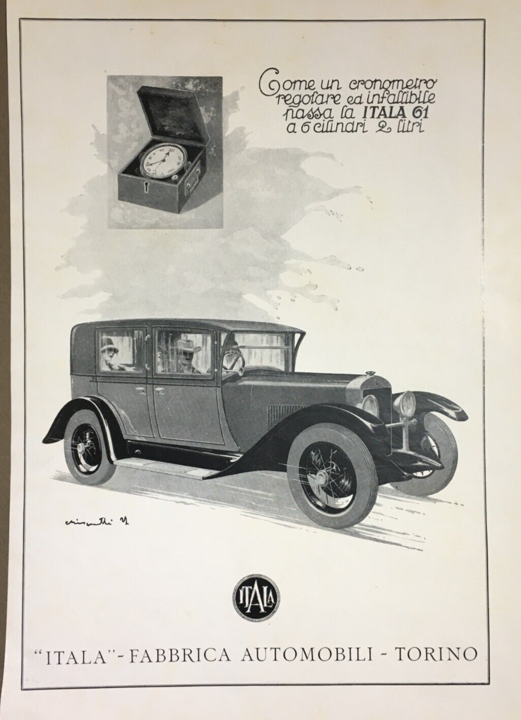 Motori, Auto, Automobili Itala Torino, Godet, Lampade Edison, Krupp, Milani Dentifrici