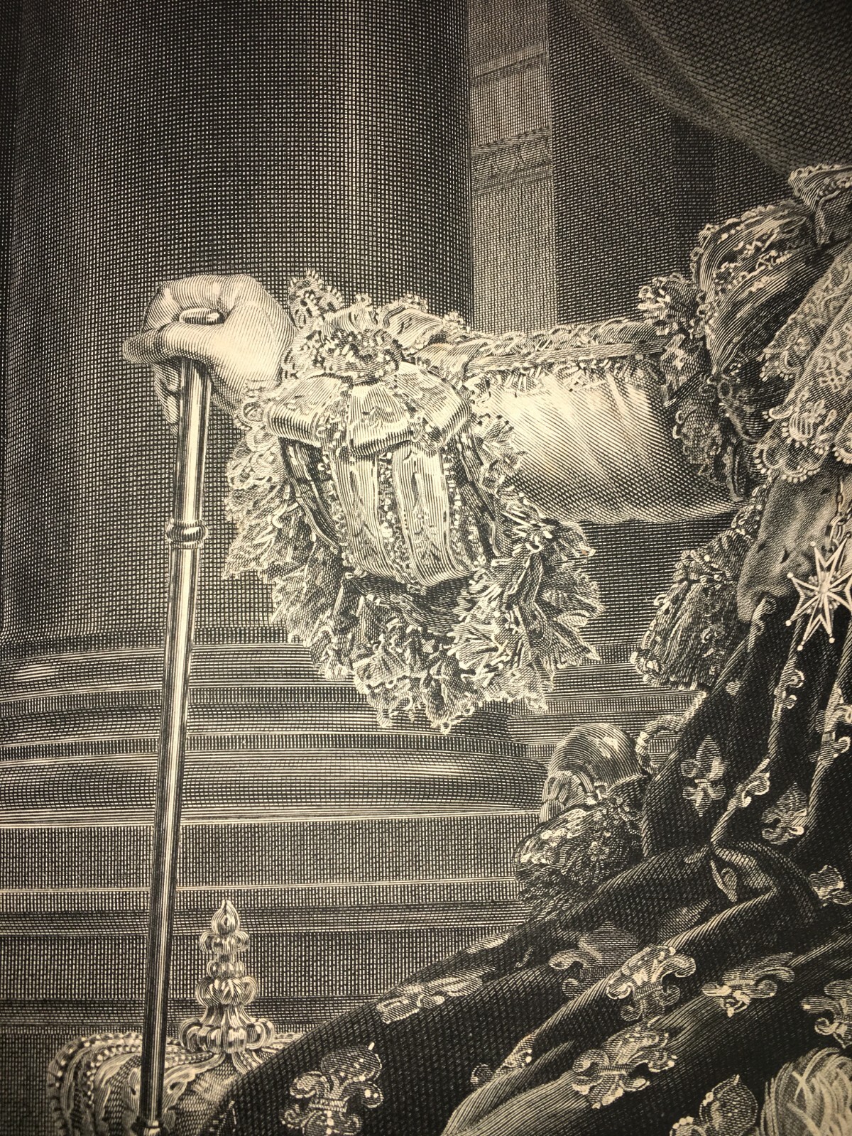 Luigi XVIII: Ritratto Reale Inciso Da Massard (da Gérard), 1819