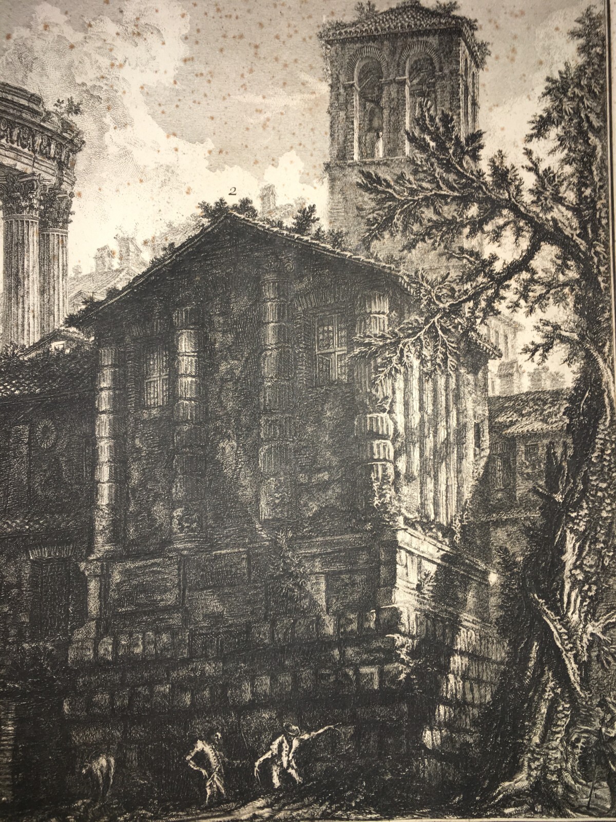 Tivoli, Veduta Del Tempio Della Sibilla. Incisione Di Giovanni Battista Piranesi