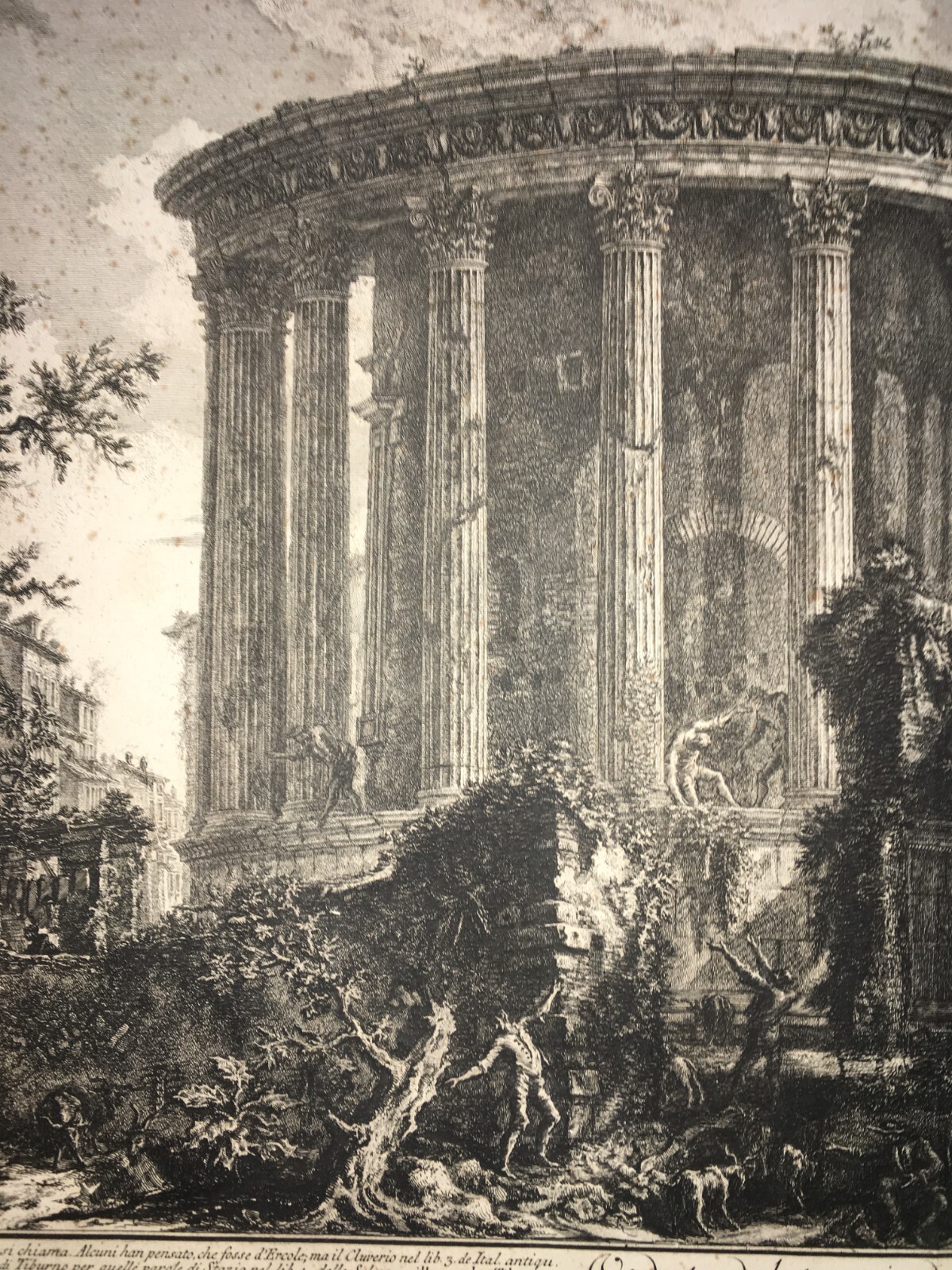 Tivoli, Veduta Del Tempio Della Sibilla. Incisione Di Giovanni Battista Piranesi
