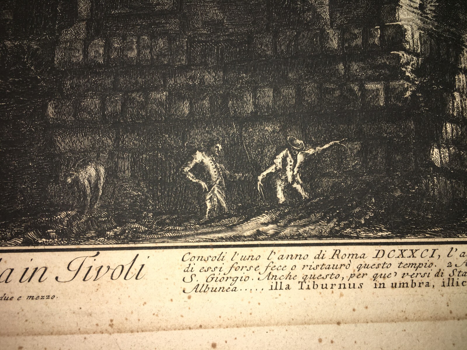 Tivoli, Veduta Del Tempio Della Sibilla. Incisione Di Giovanni Battista Piranesi