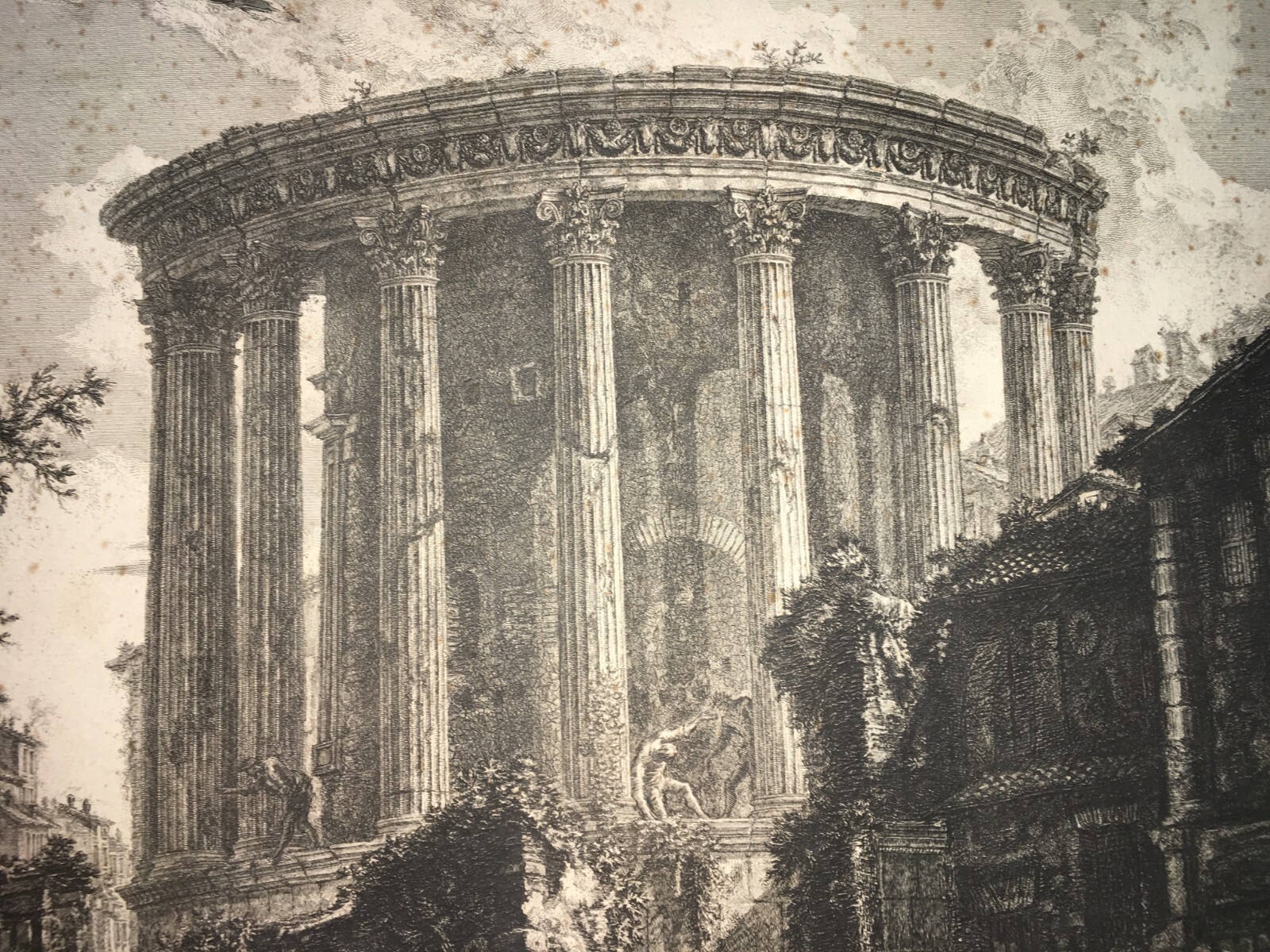 Tivoli, Veduta Del Tempio Della Sibilla. Incisione Di Giovanni Battista Piranesi