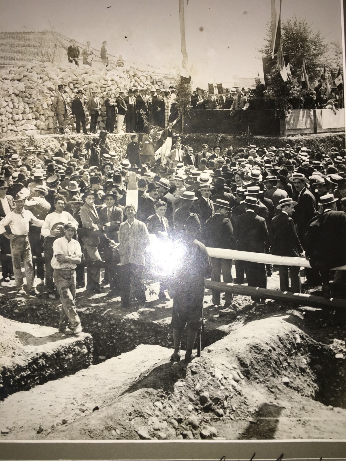 Ingegneria, Edilizia, Grande Animata Veduta: Fotografia Originale Di Intorcia (Fascismo)