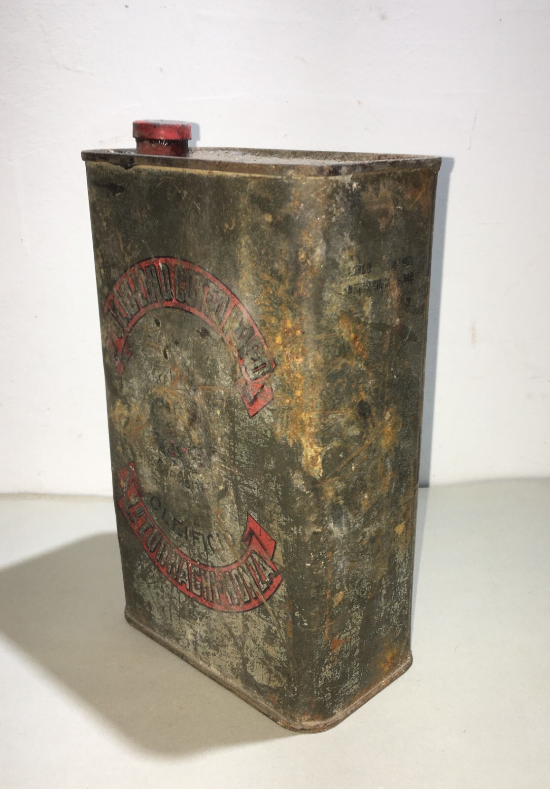 Lattina Pubblicitaria Per Olio, Oleificio Tornaghi   Monza, Villasanta