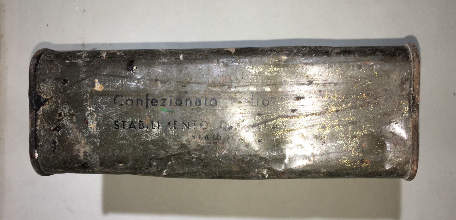 Lattina Pubblicitaria Per Olio, Oleificio Tornaghi   Monza, Villasanta