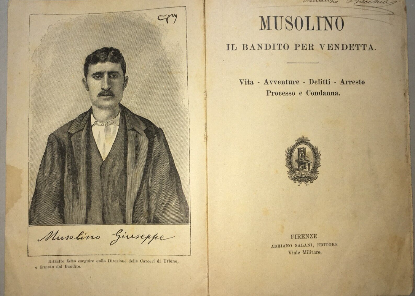 Calabria, Brigantaggio. Il Brigante Musolino: Vita, Avventure E Delitti