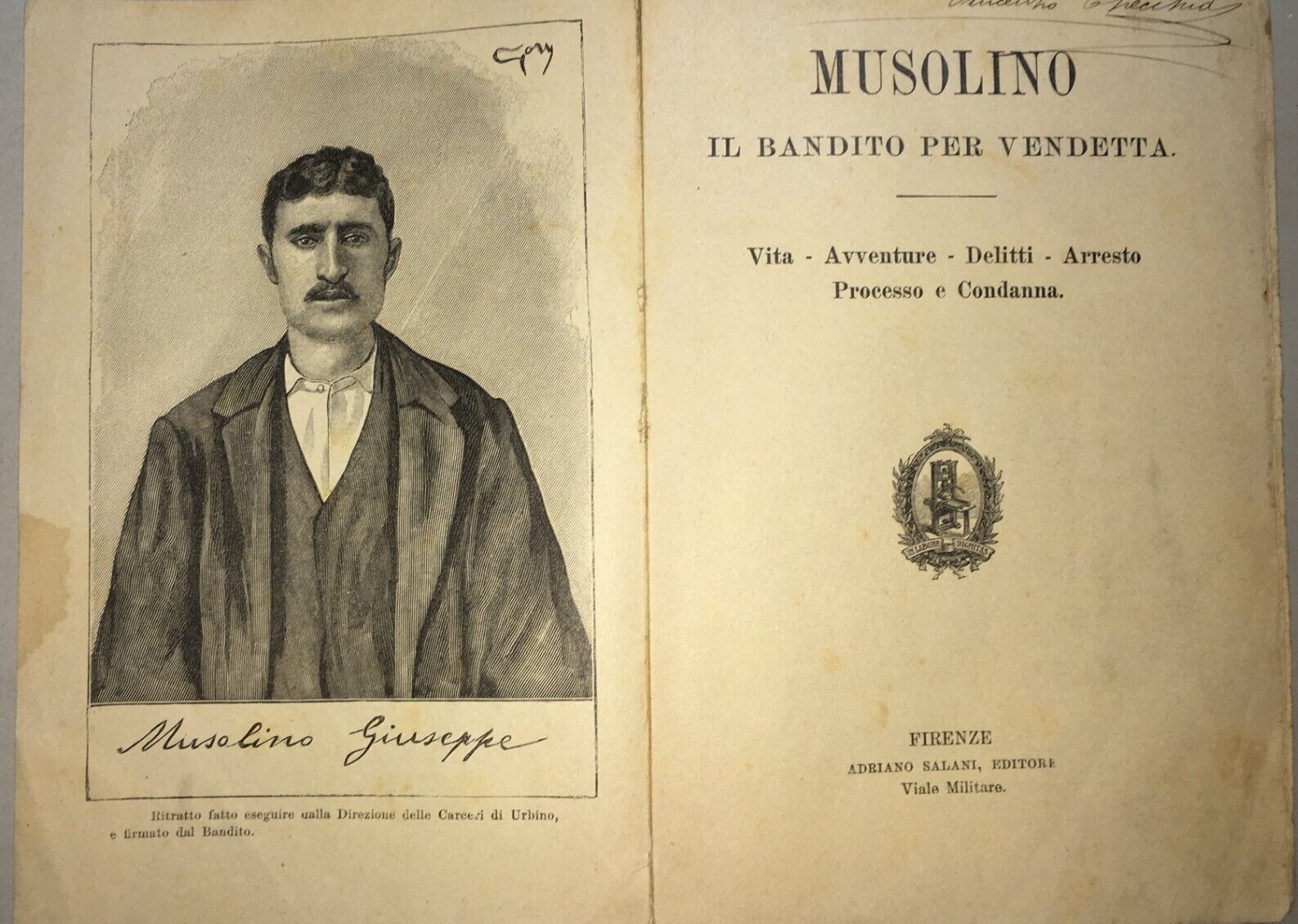 Calabria, Brigantaggio. Il Brigante Musolino: Vita, Avventure E Delitti
