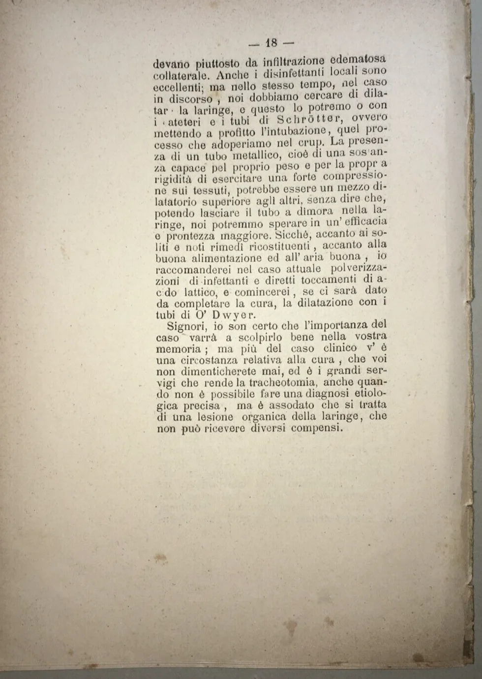 Medicine, Otorhinolaryngology: Lupus of the Larynx. Massei, Corbi. Naples, 1890