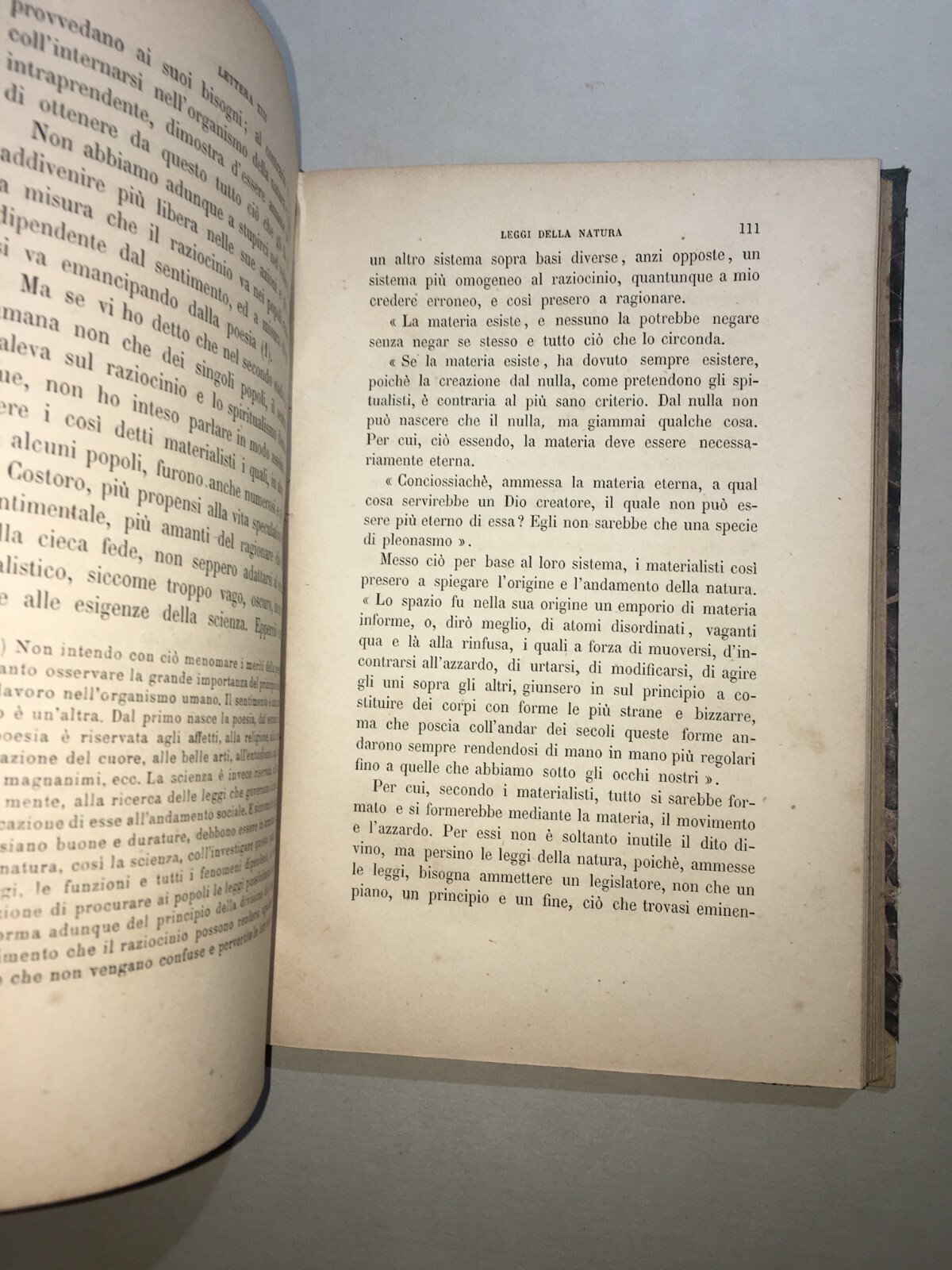 Lettere Cosmologiche Michele Giordano 1872