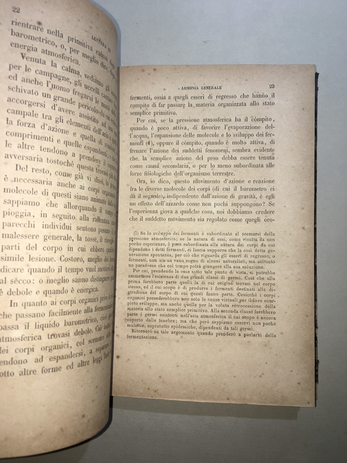 Lettere Cosmologiche Michele Giordano 1872