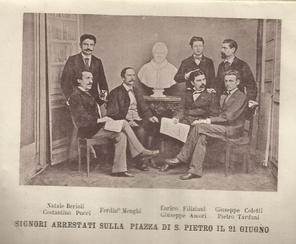 Giuseppe Amori, I Fasti Della Giustizia Italiana (1874)   Questione Romana E Arresti In Vaticano