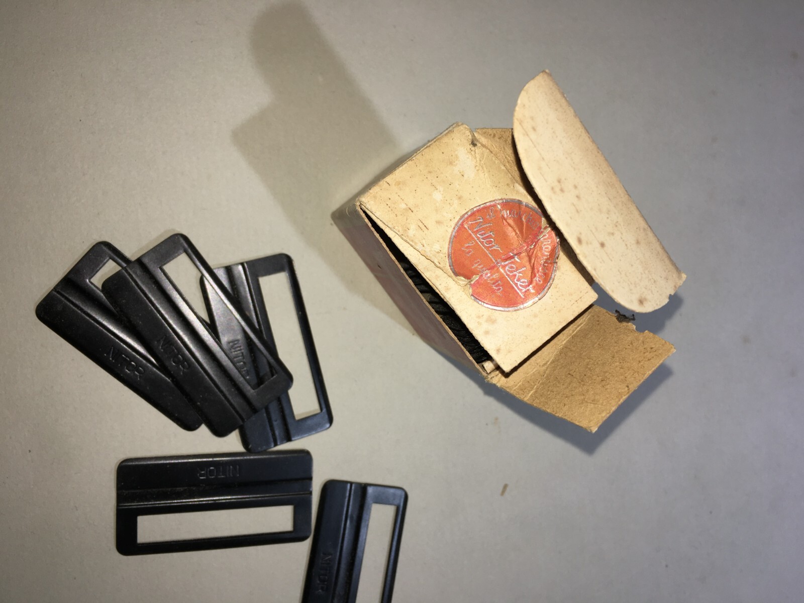 Pubblicitaria Da Collezione: Materiale Per Ufficio Nitor Teker (vecchio Astuccio)
