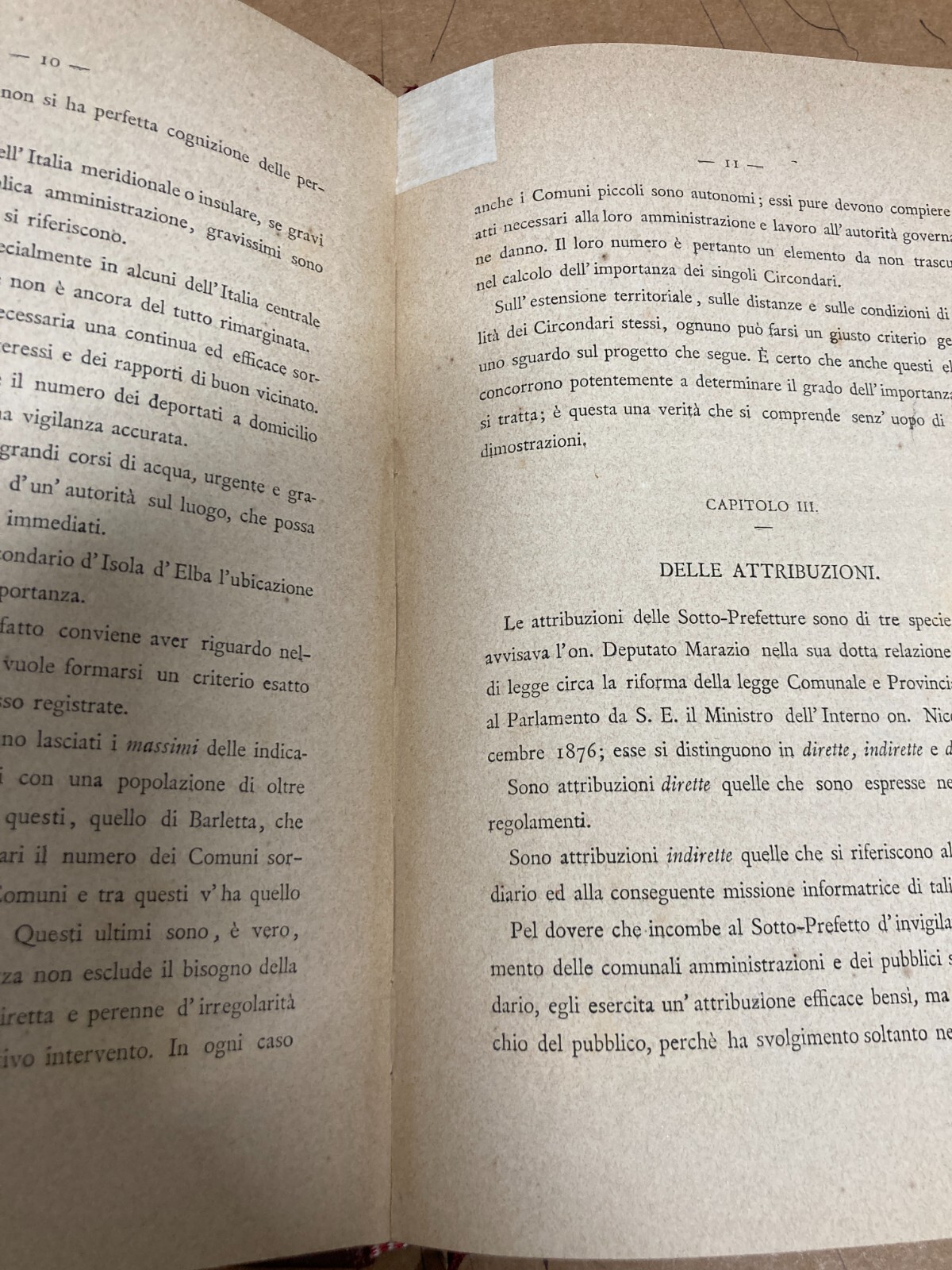 Sottoprefetture, Giurisdizione E Regno d'Italia: Elenco Dei Circondari