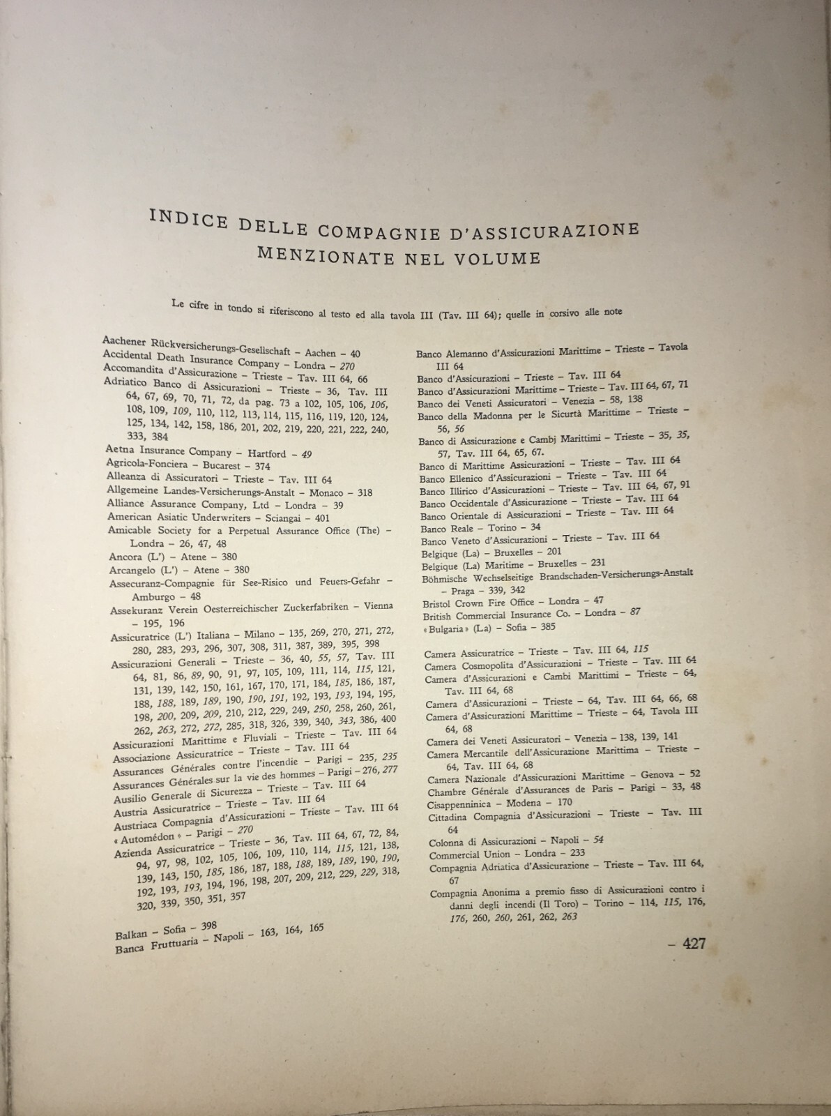 Nel Primo Centenario Della Riunione Adriatica Di Sicurtà (1838 1938)